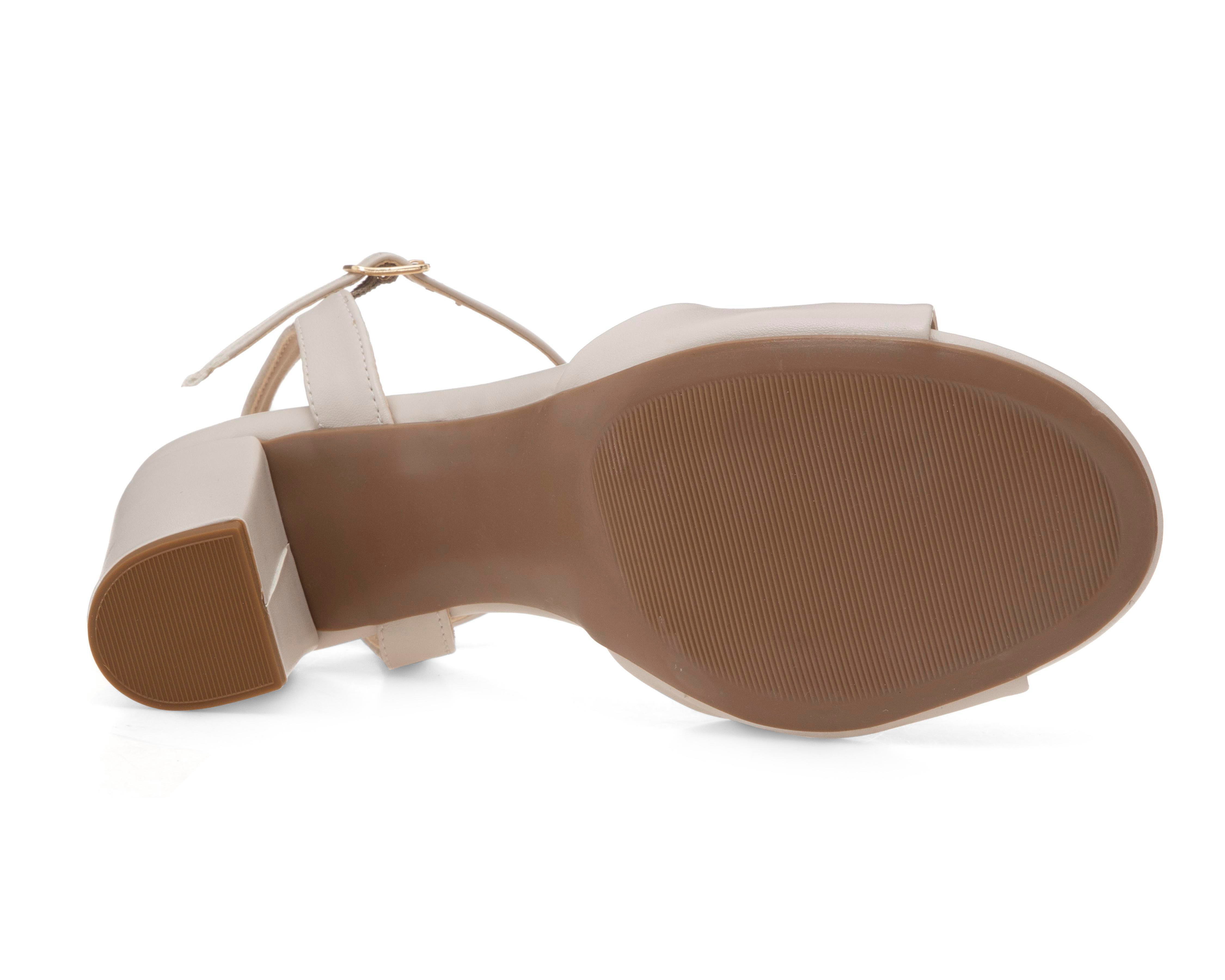 Foto 5 pulgar | Sandalias de Tacón Lady Paulina Dorian para Mujer