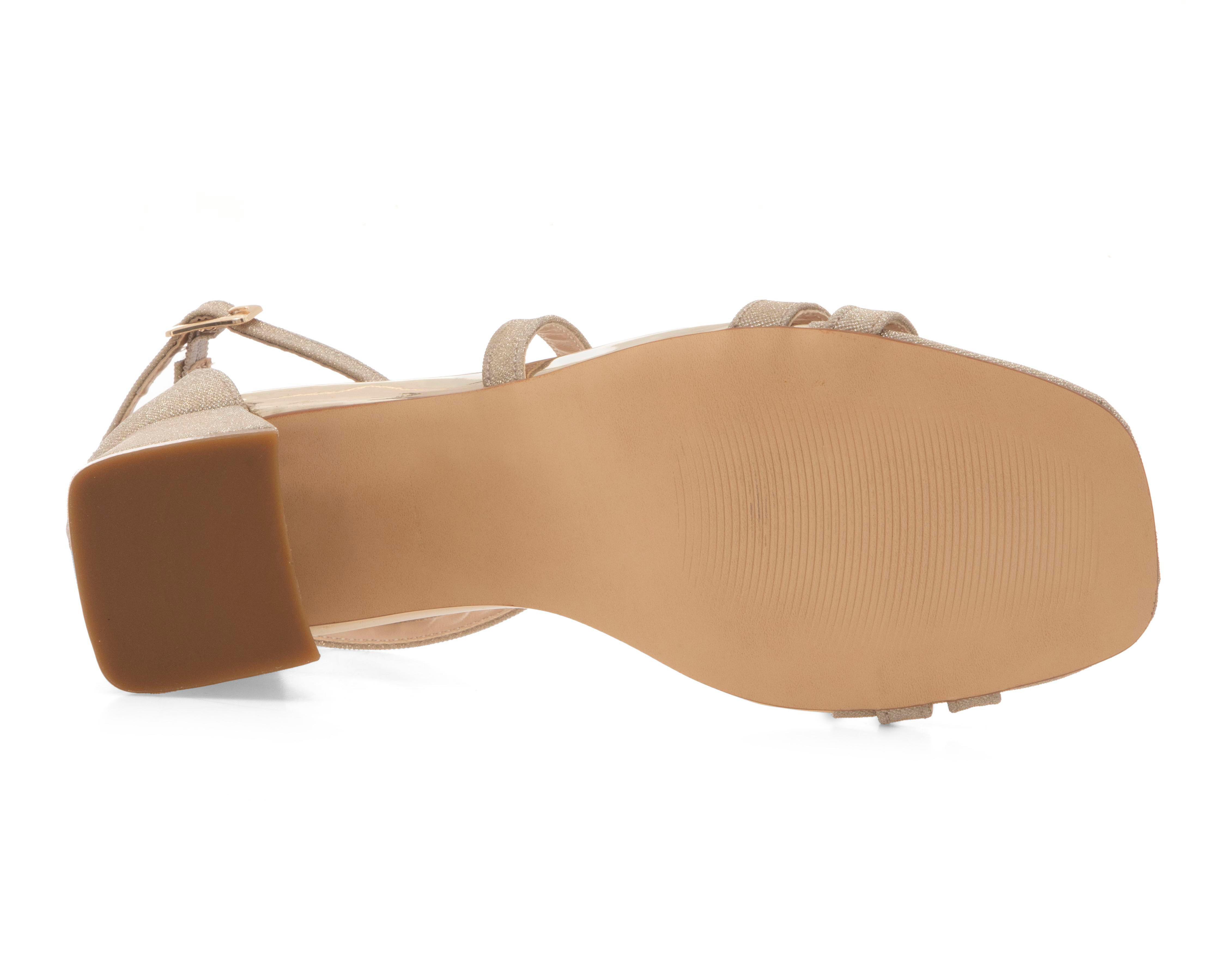 Foto 5 pulgar | Sandalias de Tacón Lady Paulina Cadiz para Mujer