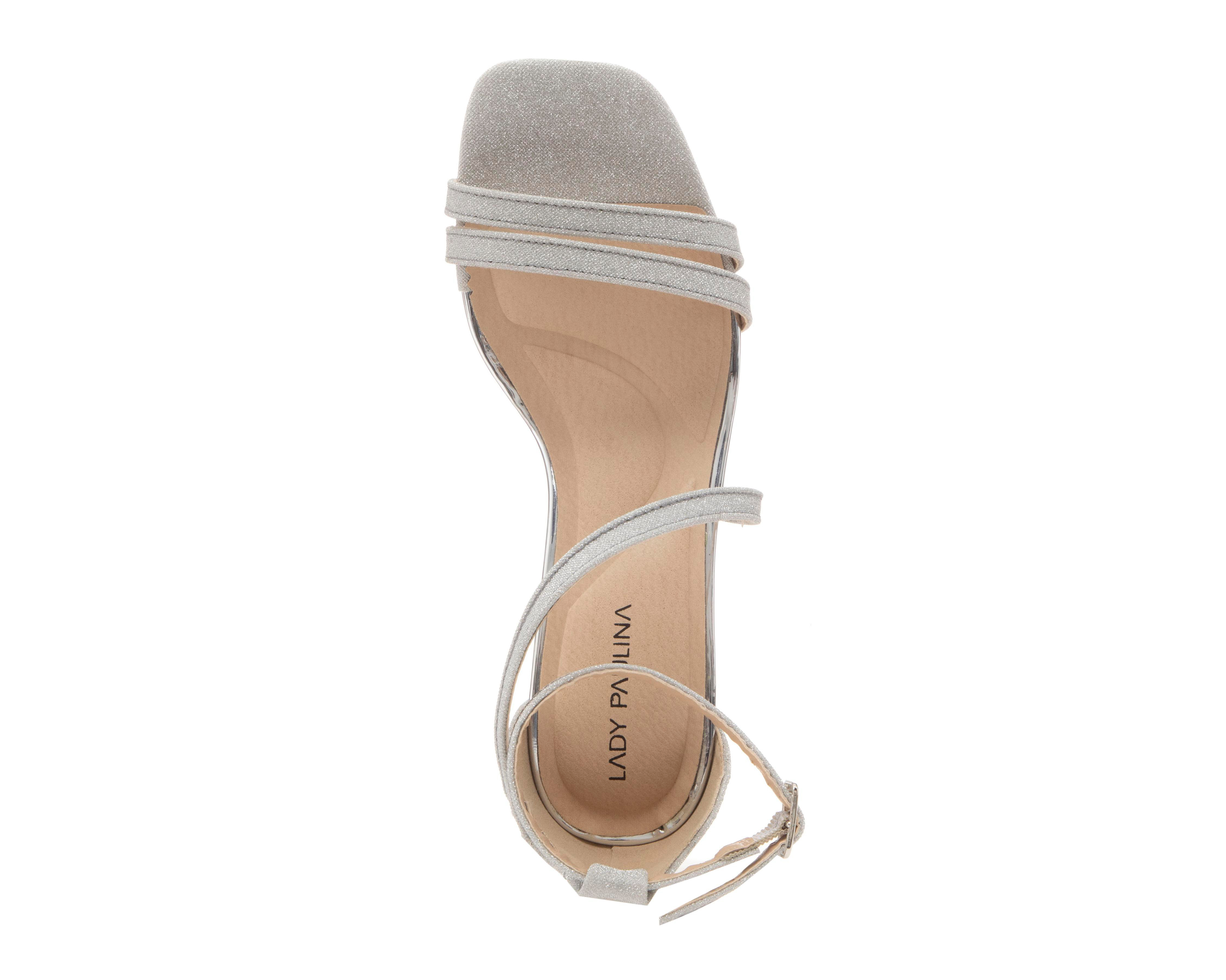 Foto 6 pulgar | Sandalias de Tacón Lady Paulina Cadiz para Mujer