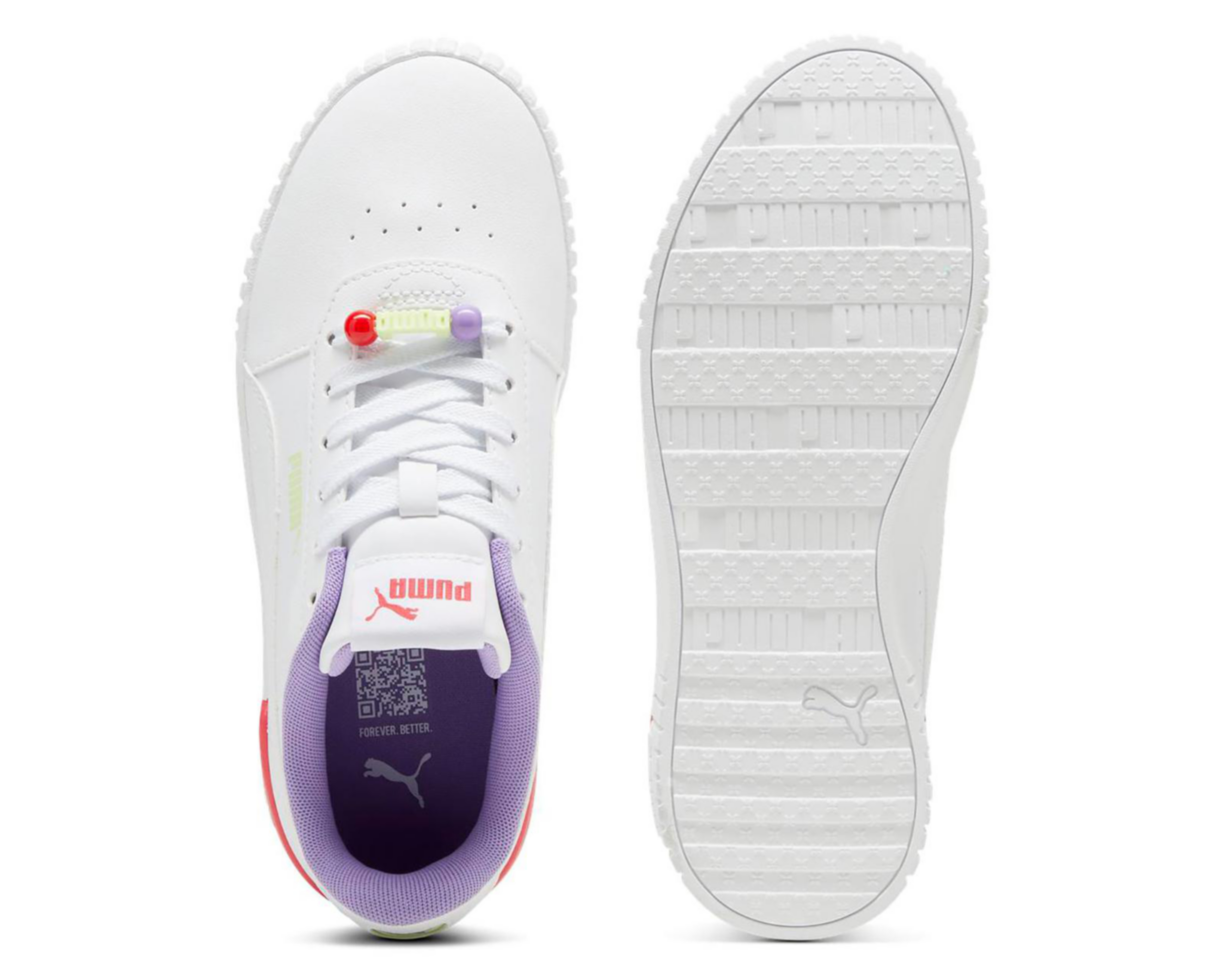 Foto 2 | Tenis Puma Carina 2.0 Pearls Juvenil