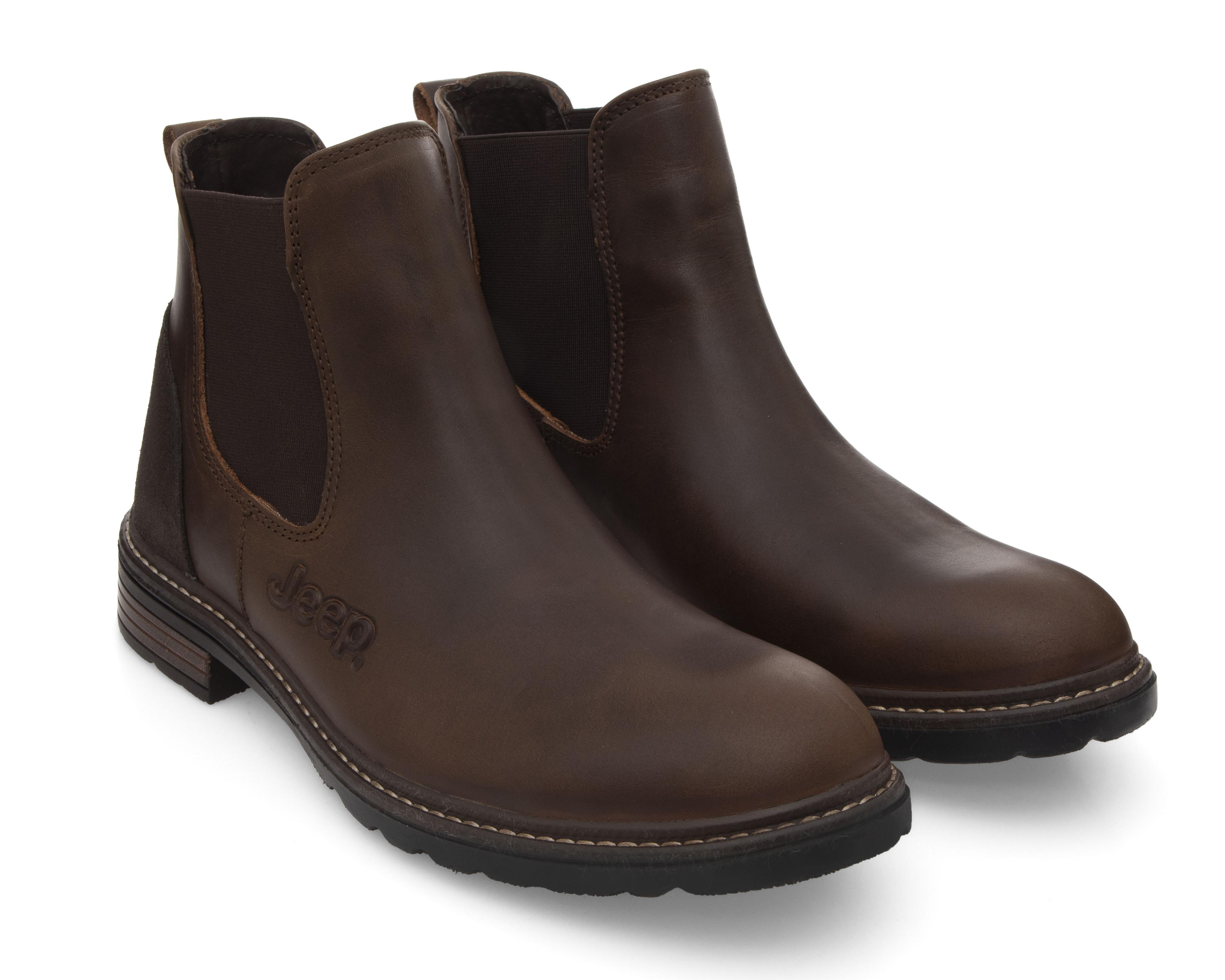 Foto 2 pulgar | Botas Casuales Jeep de Piel para Hombre