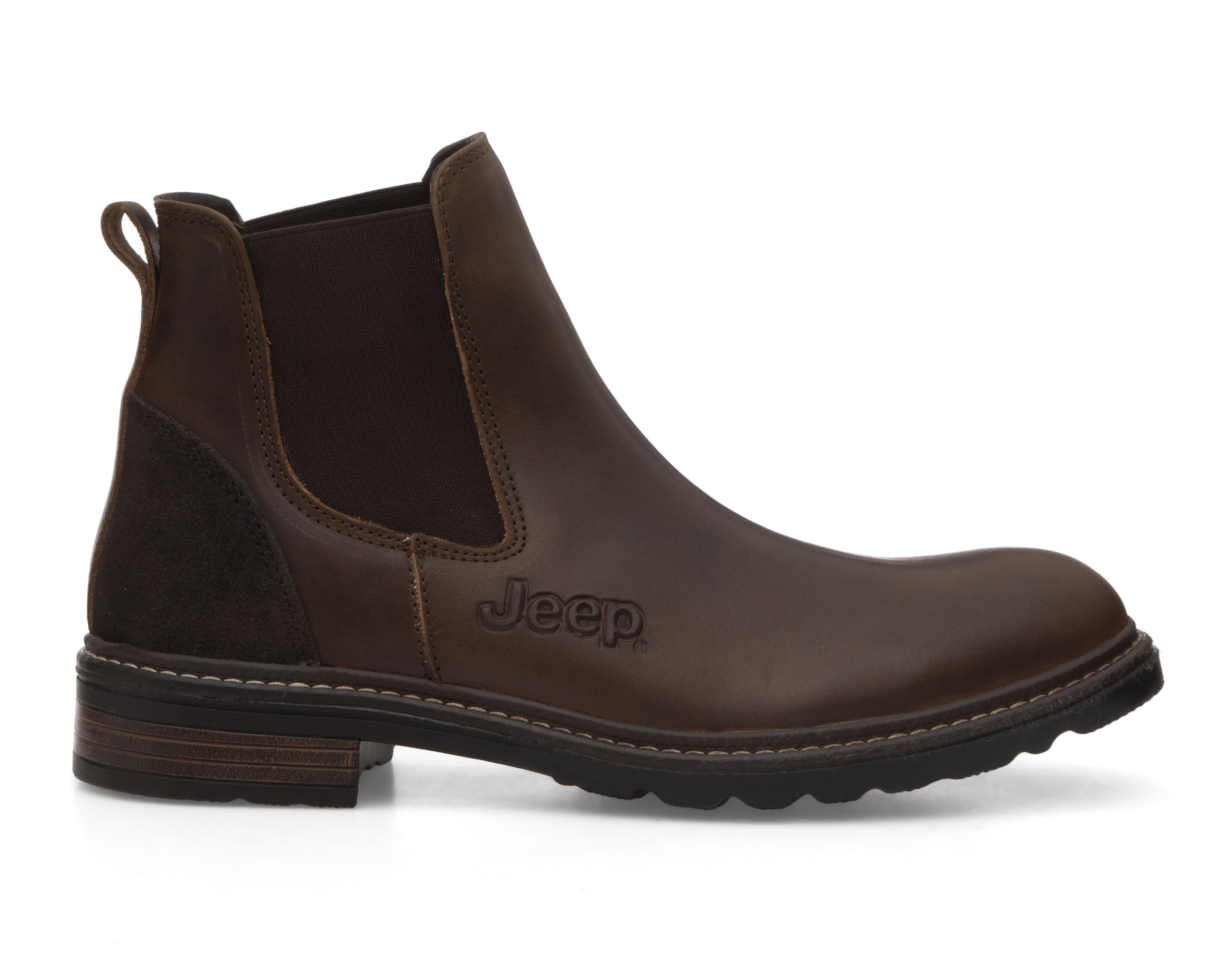 Foto 3 pulgar | Botas Casuales Jeep de Piel para Hombre