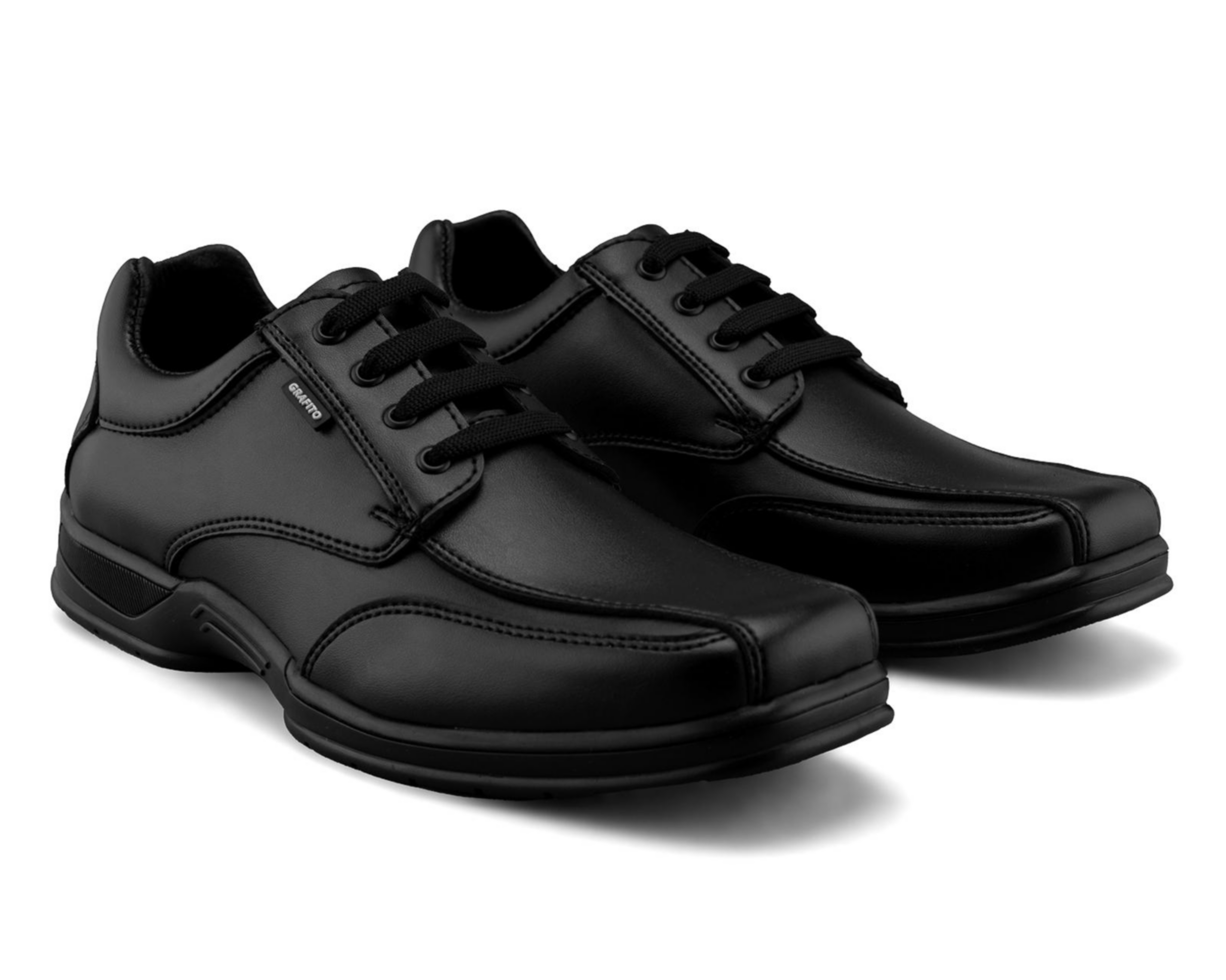 Zapatos Escolares Grafito para Niño $399