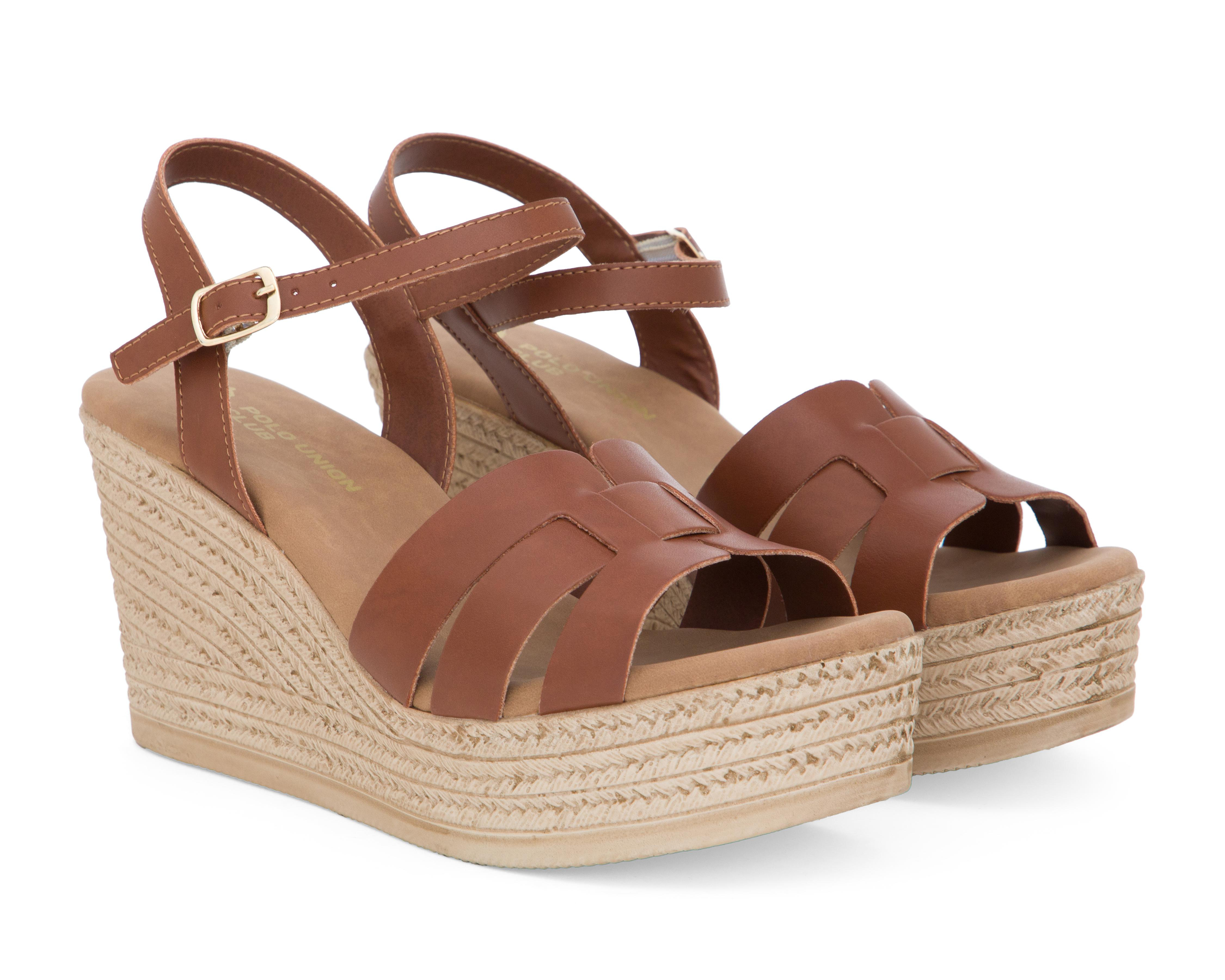 Foto 1 | Sandalias de Tacón Polo Union Club para Mujer