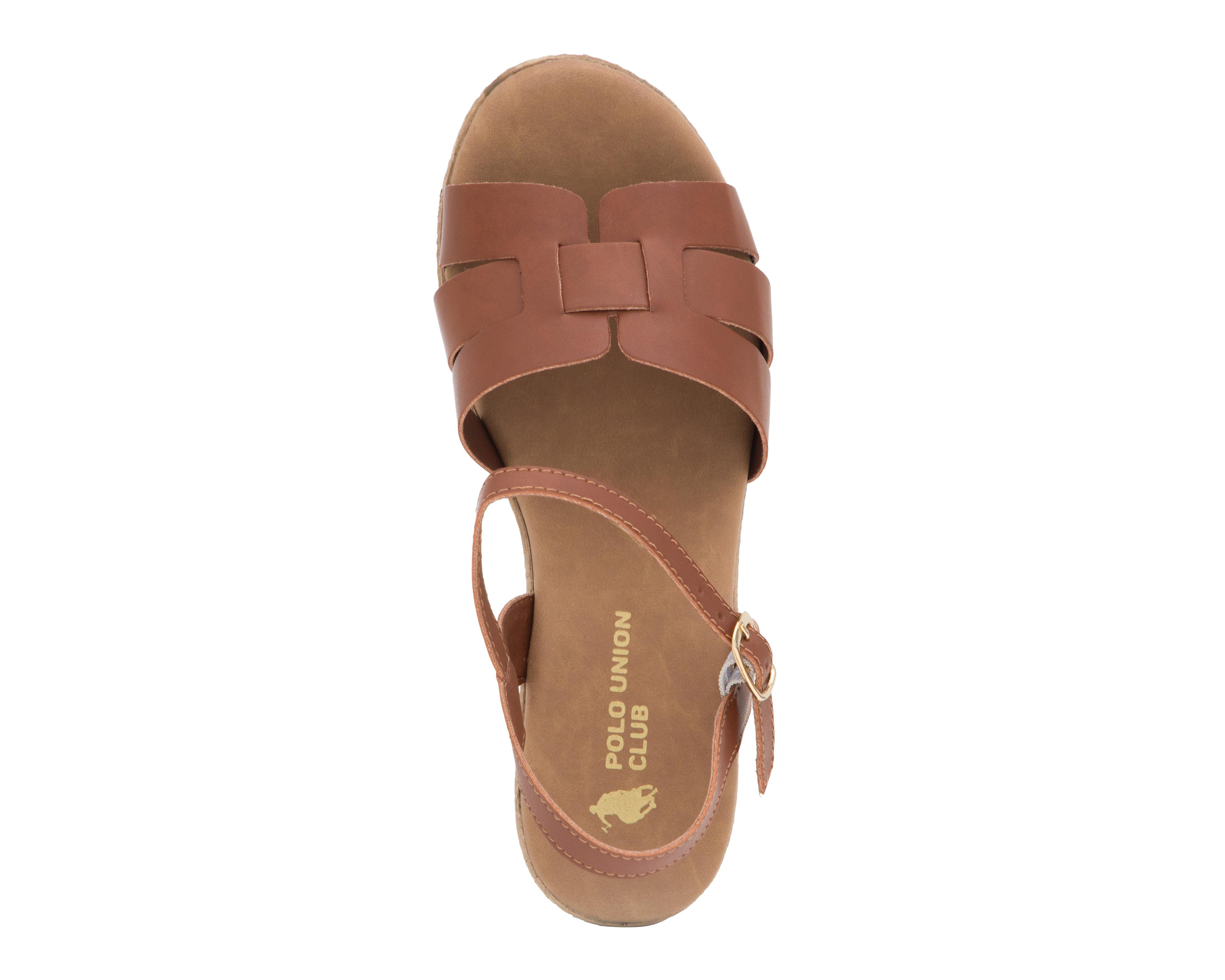 Foto 6 pulgar | Sandalias de Tacón Polo Union Club para Mujer