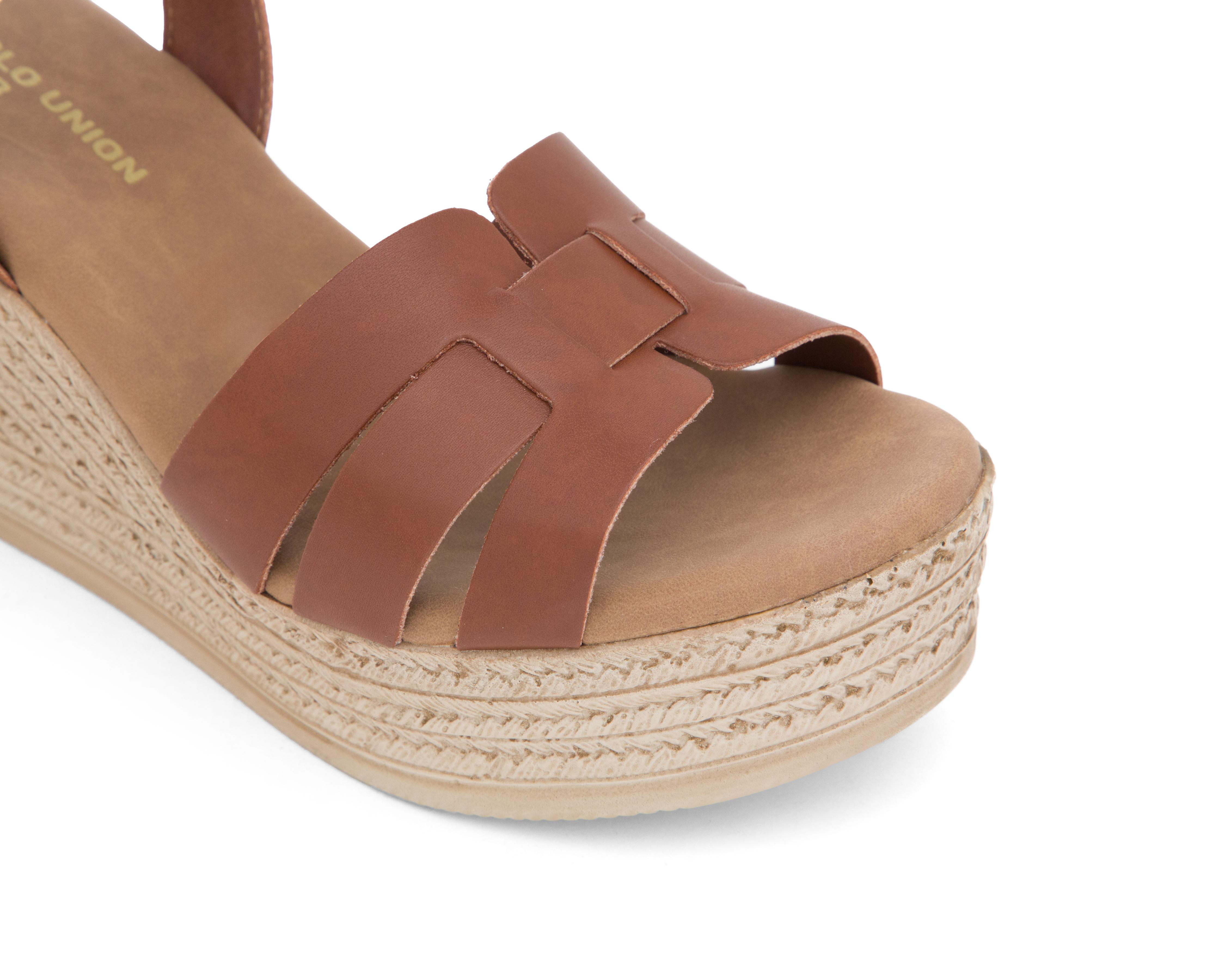 Foto 7 pulgar | Sandalias de Tacón Polo Union Club para Mujer