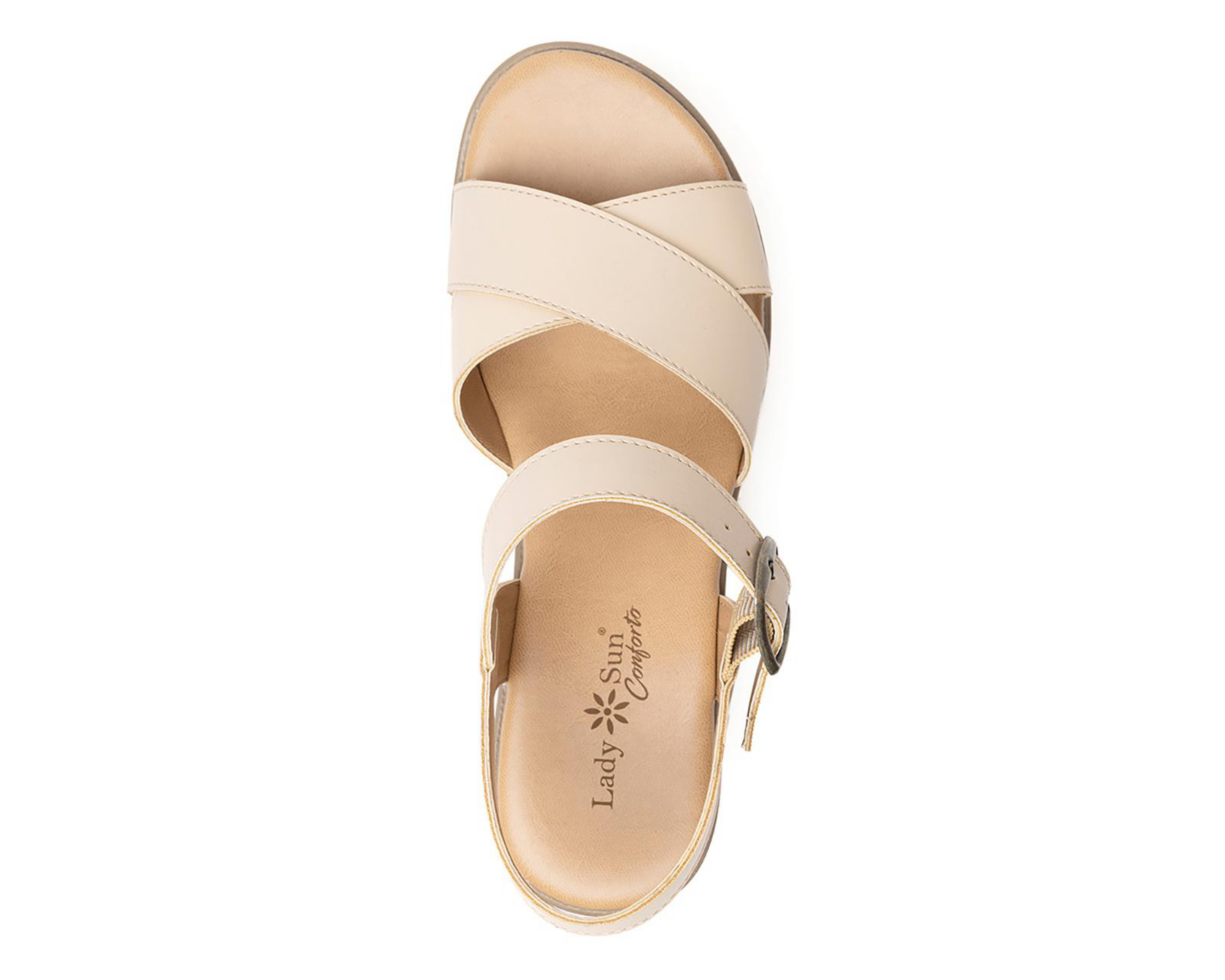 Foto 3 | Sandalias de Tacón Lady Sun Conforto para Mujer