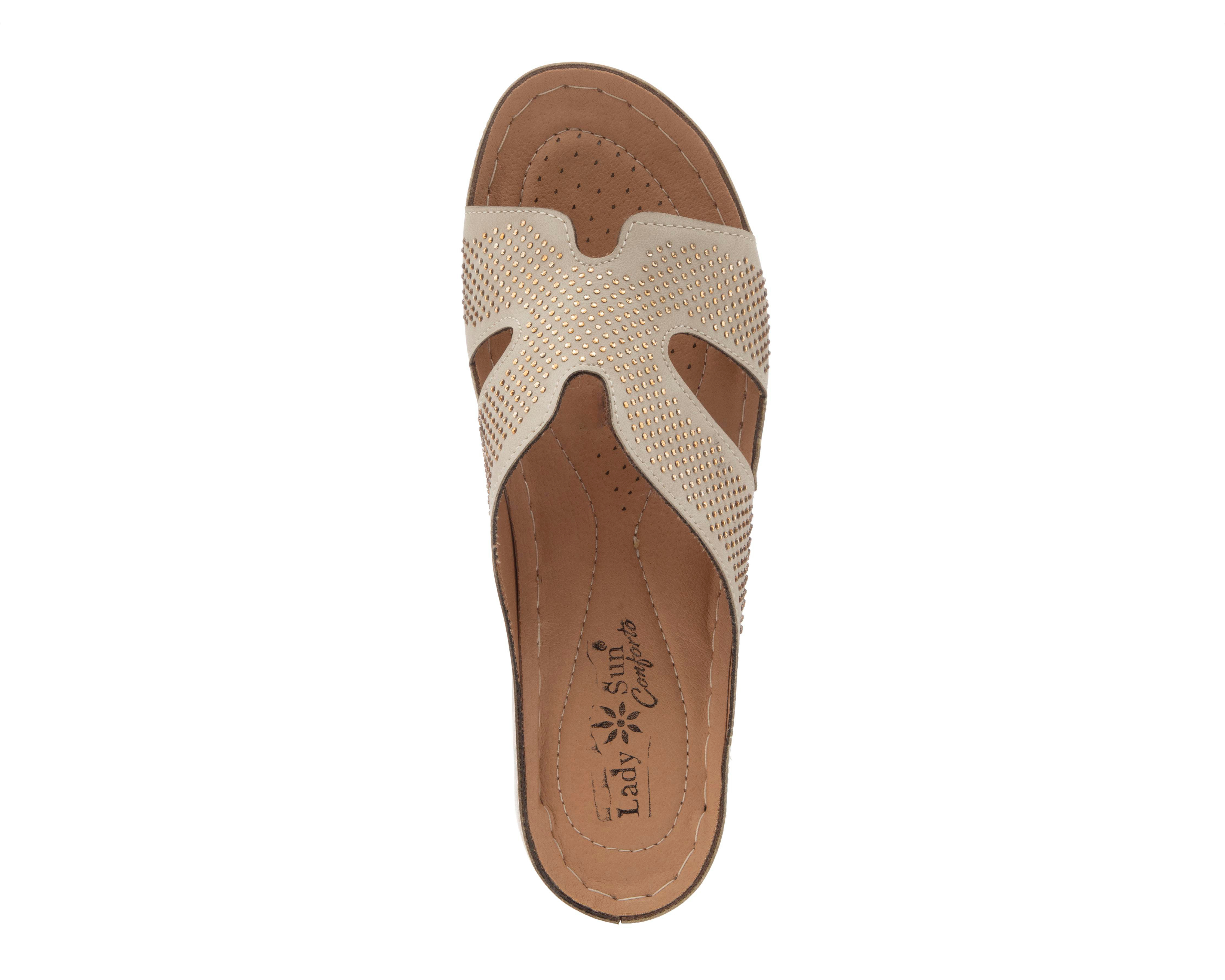 Foto 6 pulgar | Sandalias Confort Lady Sun Conforto Canada para Mujer