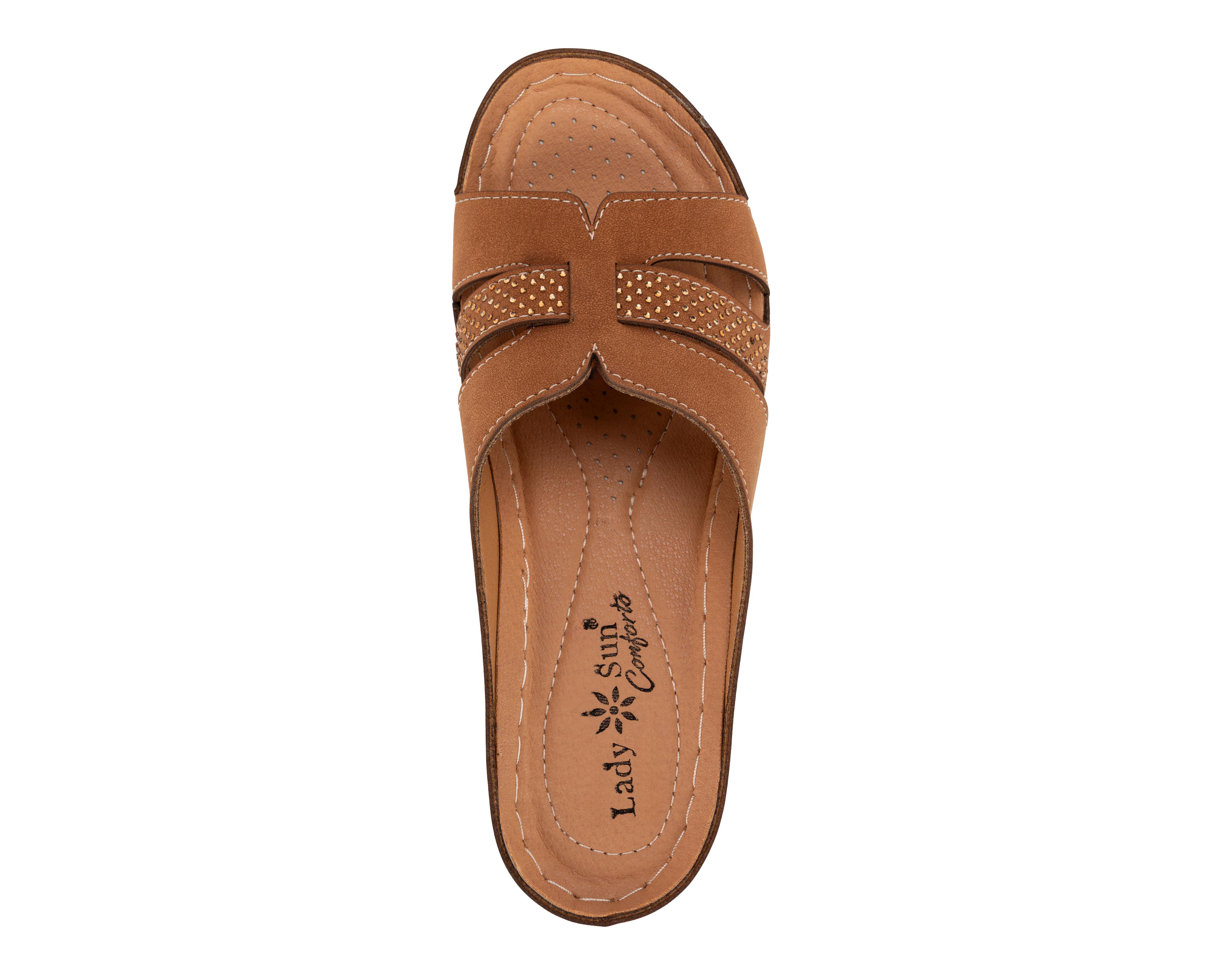 Foto 6 pulgar | Sandalias Confort Lady Sun Conforto Alexa para Mujer