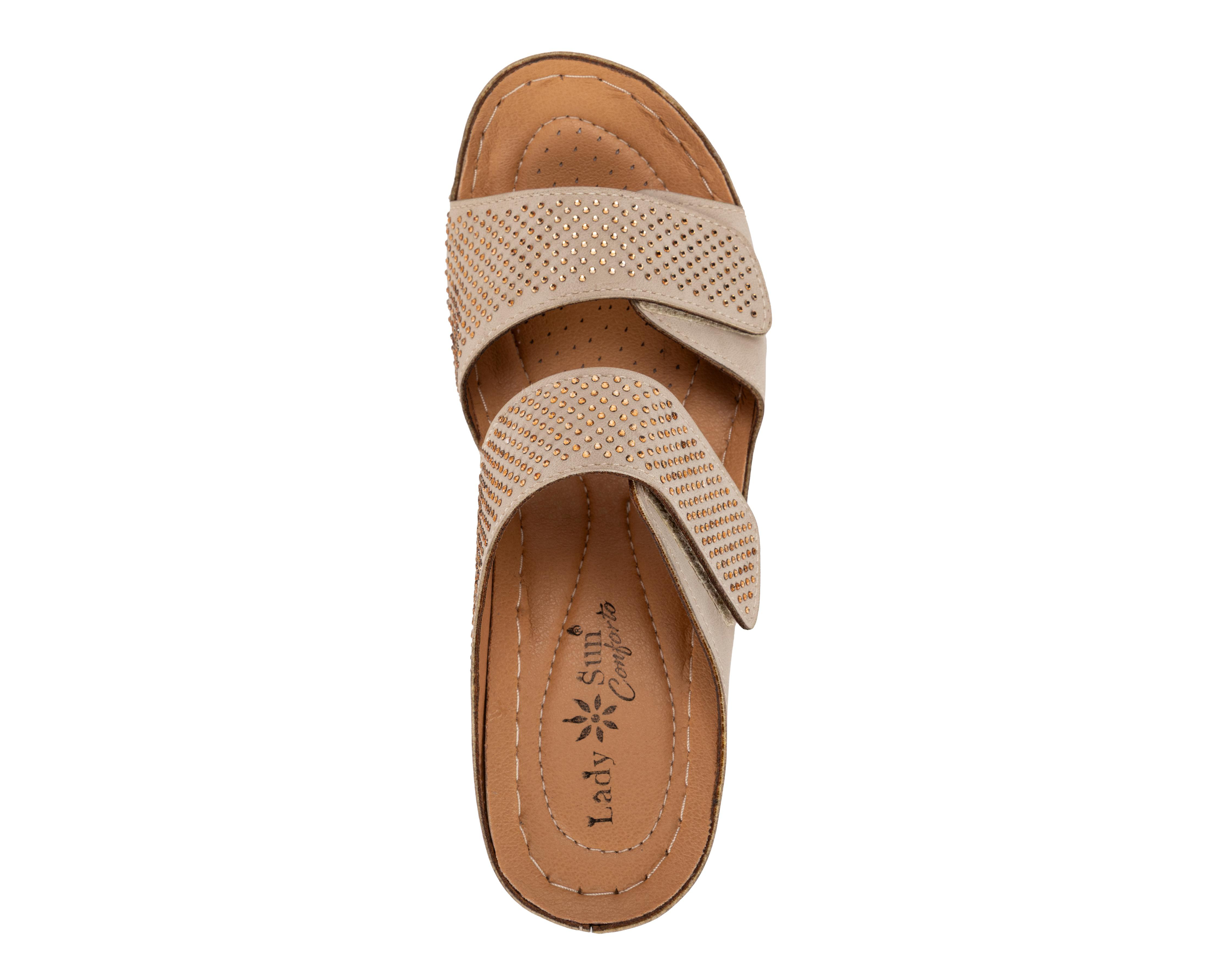 Foto 6 pulgar | Sandalias Confort Lady Sun Conforto Leslie para Mujer