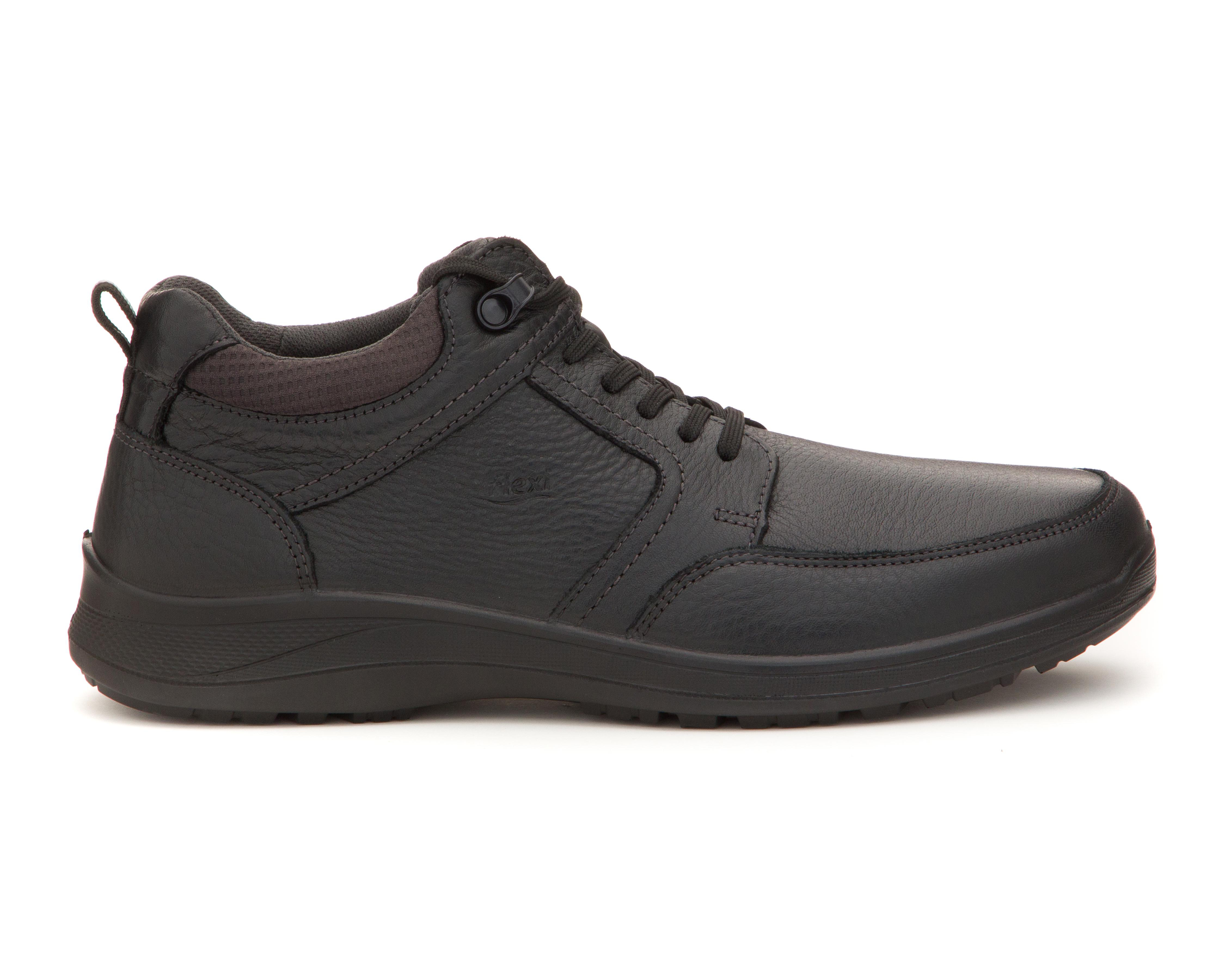 Foto 3 pulgar | Botines Casuales Flexi Santiago de Piel para Hombre