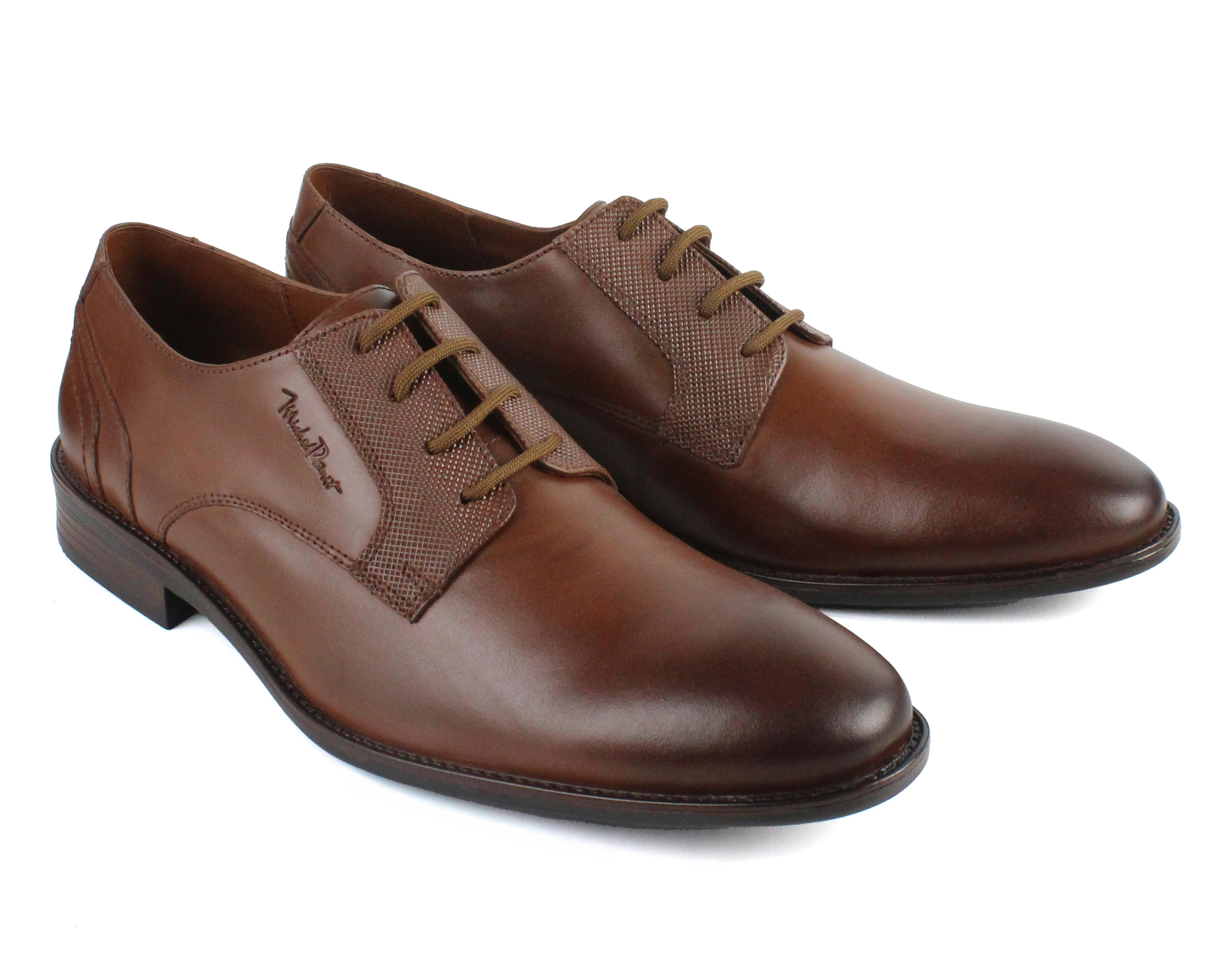 Foto 2 pulgar | Zapatos Casuales Michel Domit de Piel para Hombre