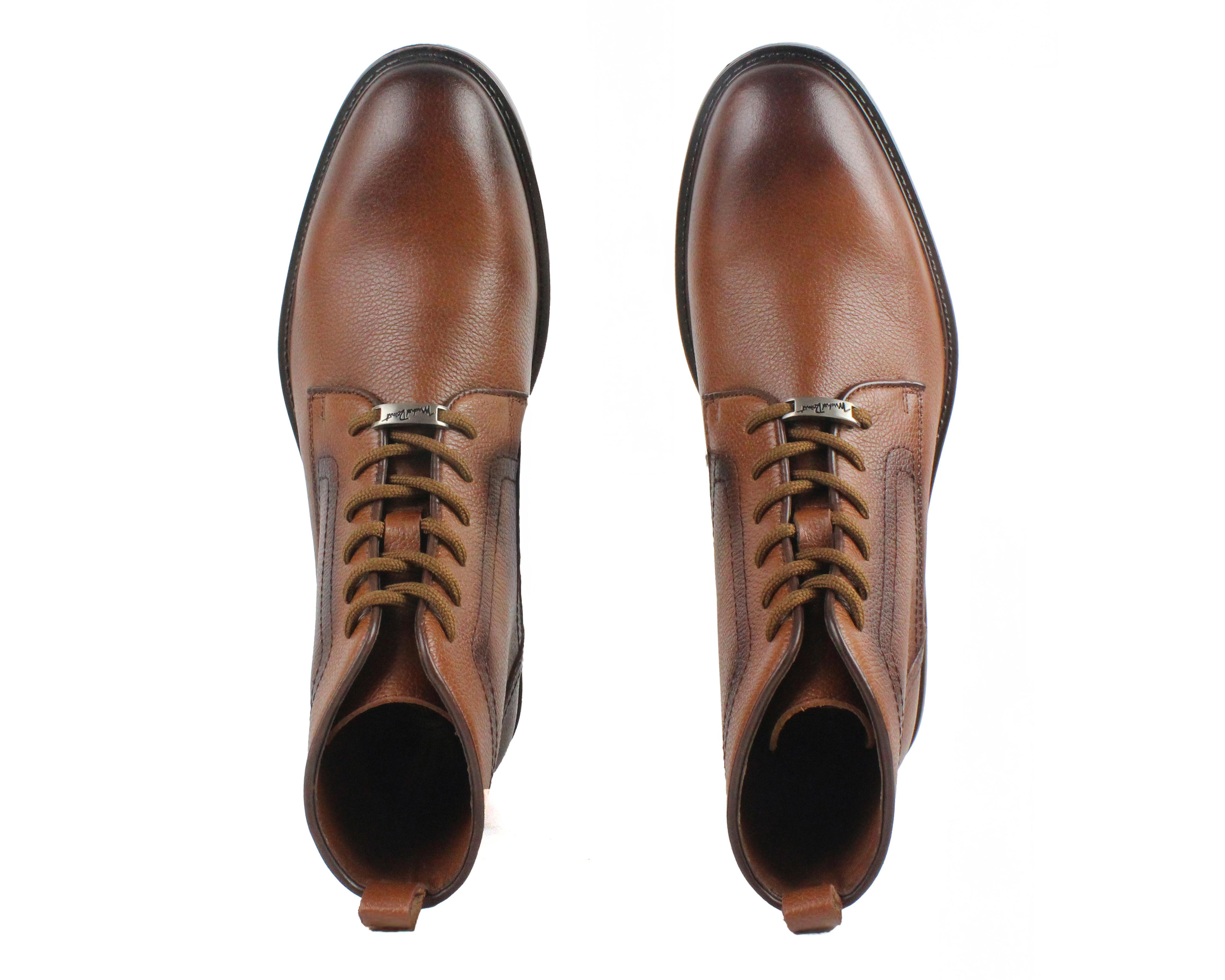Foto 3 pulgar | Botas Casuales Michel Domit de Piel para Hombre