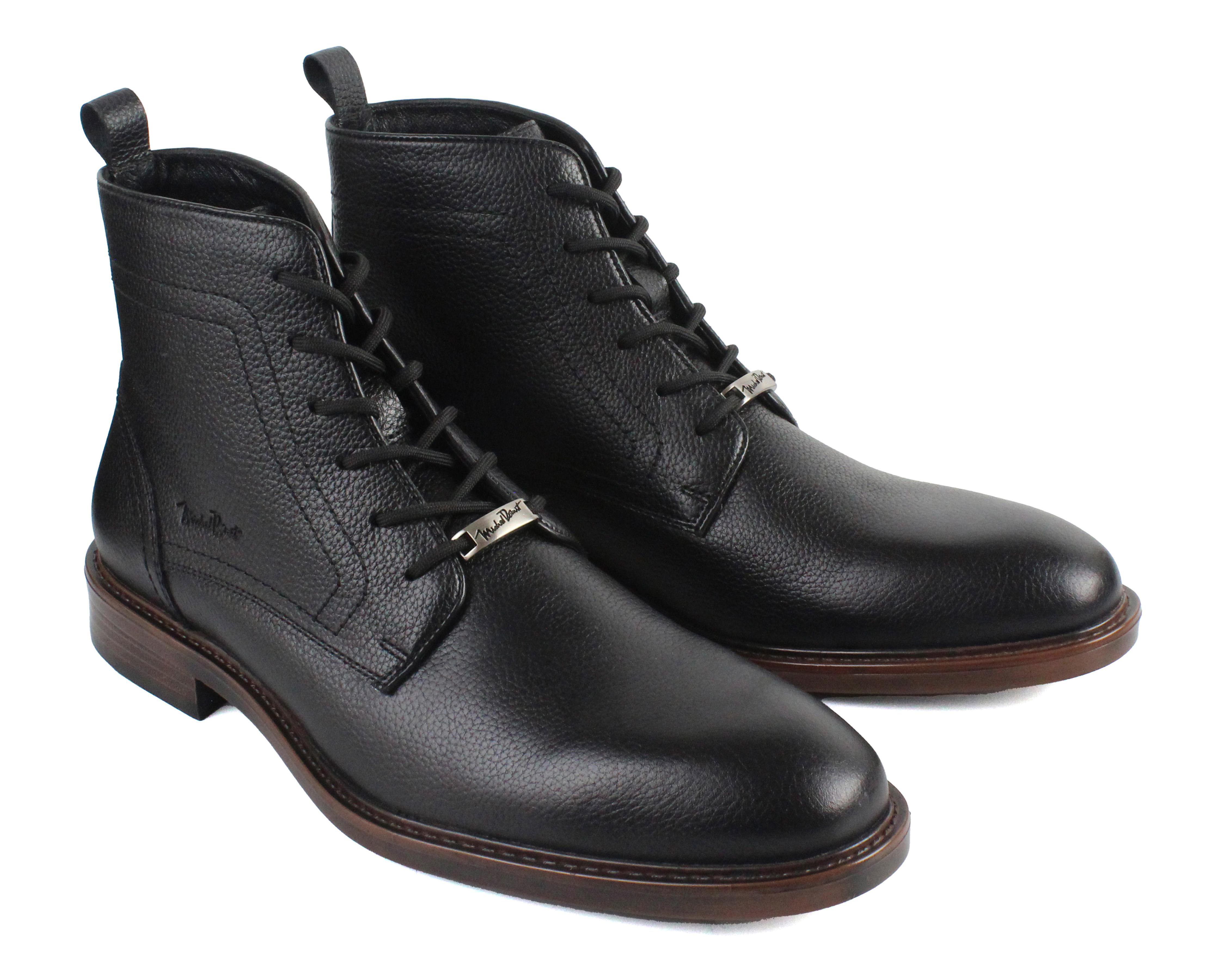 Foto 2 pulgar | Botas Casuales Michel Domit de Piel para Hombre