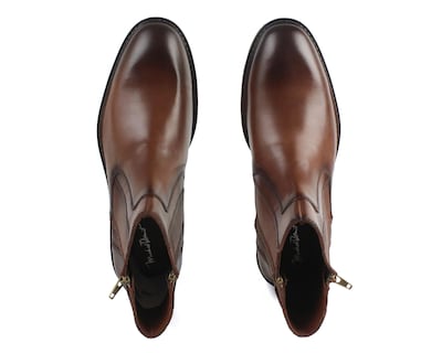 Foto 2 | Botas Casuales Michel Domit de Piel para Hombre