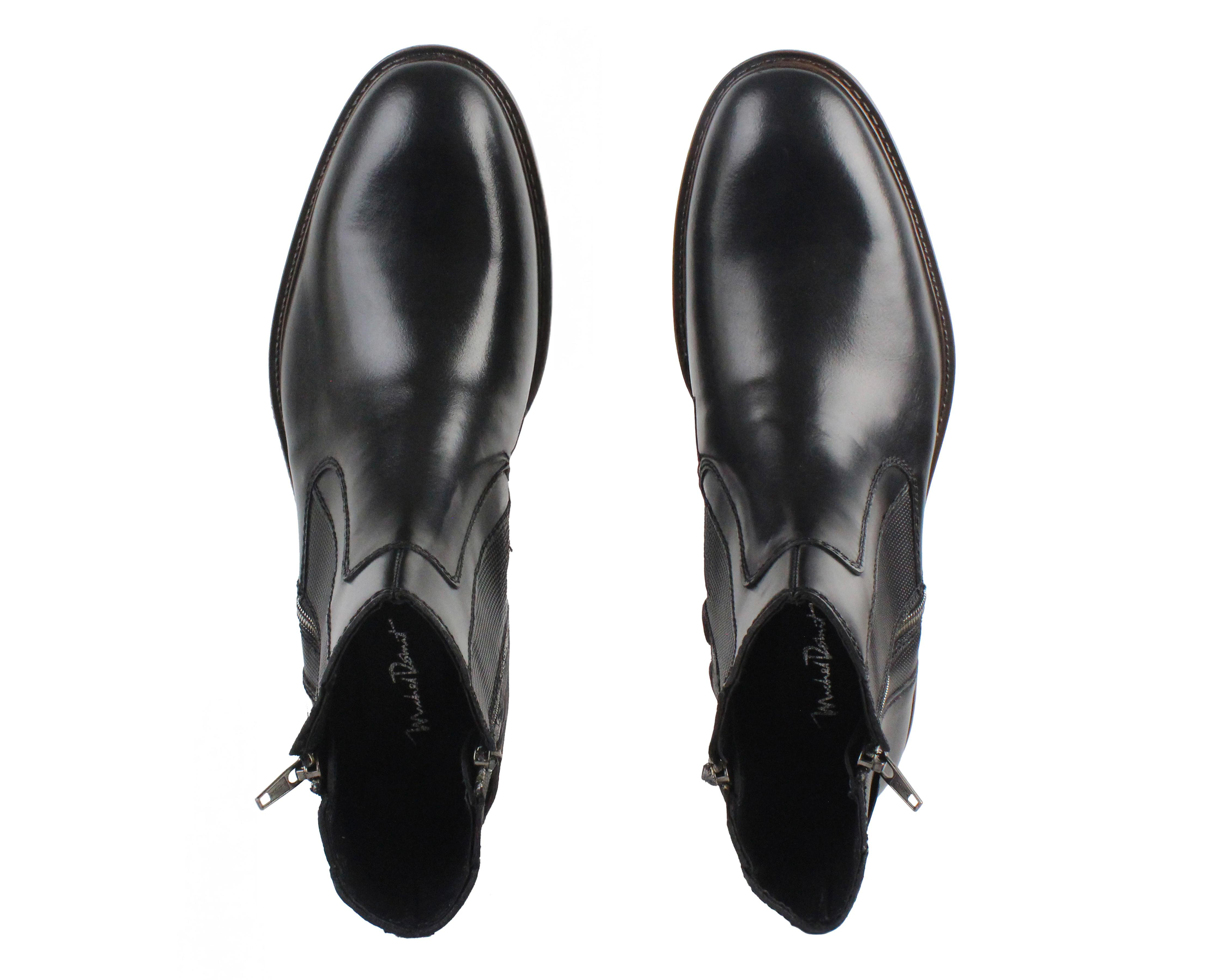 Foto 2 | Botas Casuales Michel Domit de Piel para Hombre