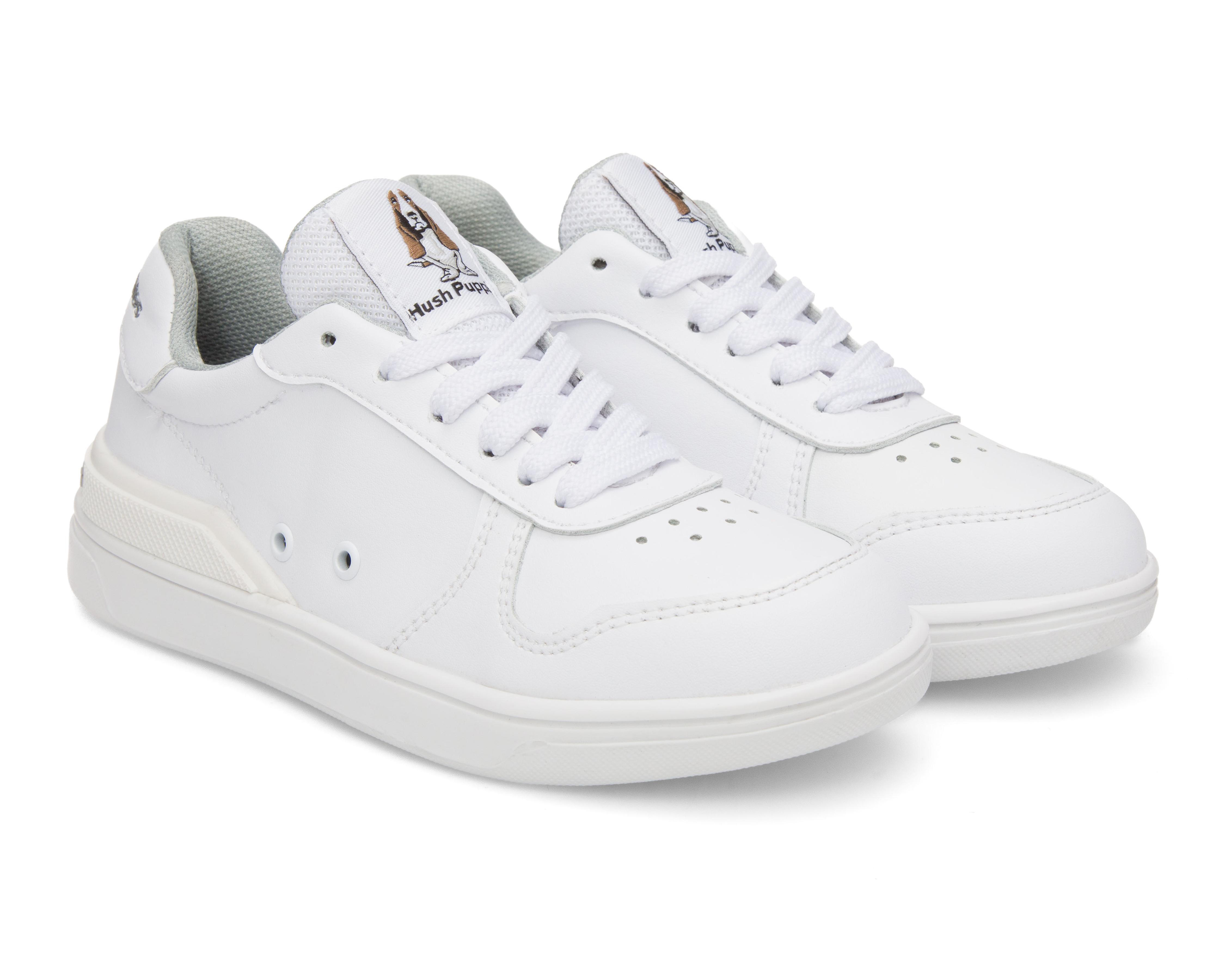Foto 1 | Tenis Casuales Hush Puppies de Piel para Niño