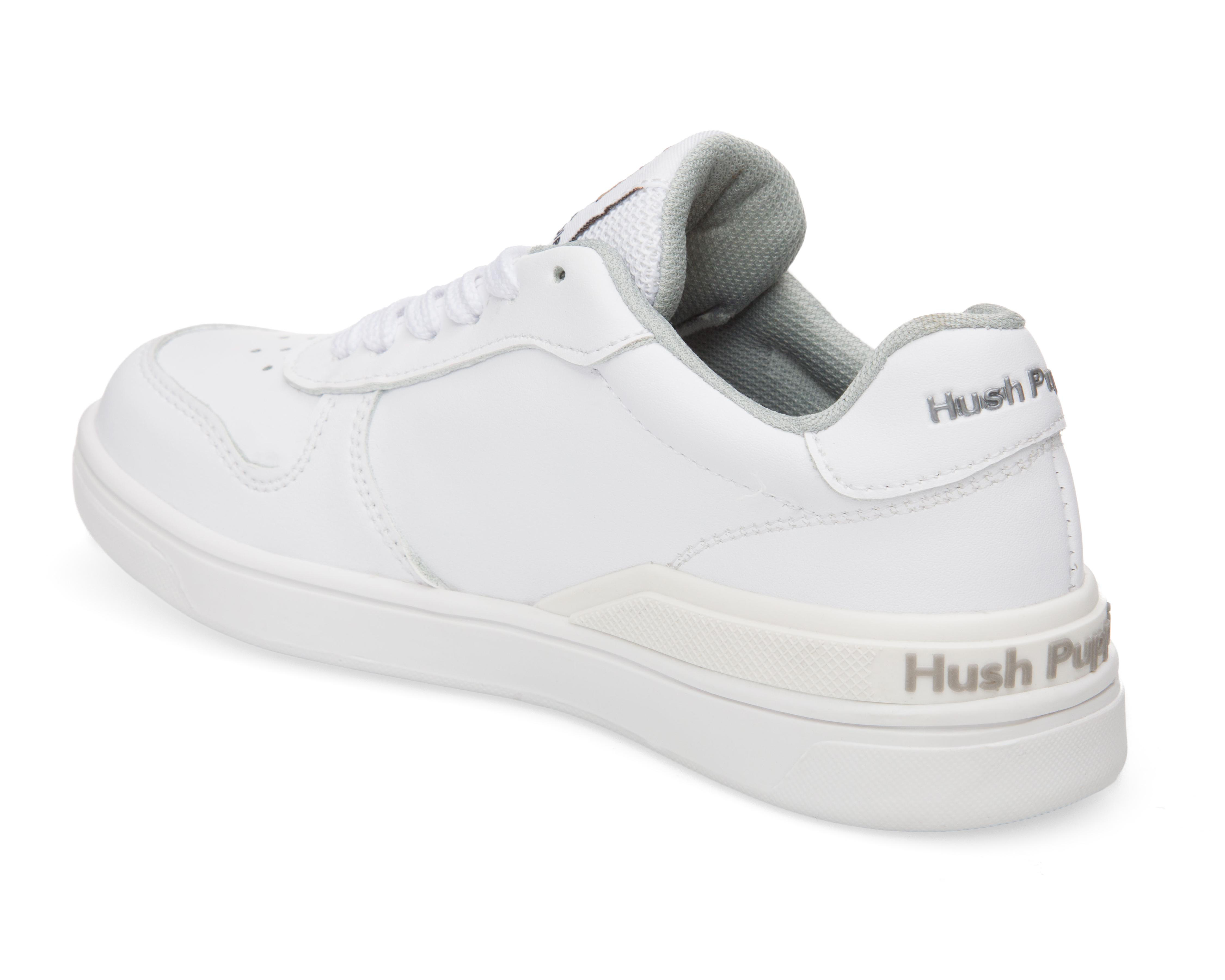 Foto 4 pulgar | Tenis Casuales Hush Puppies de Piel para Niño