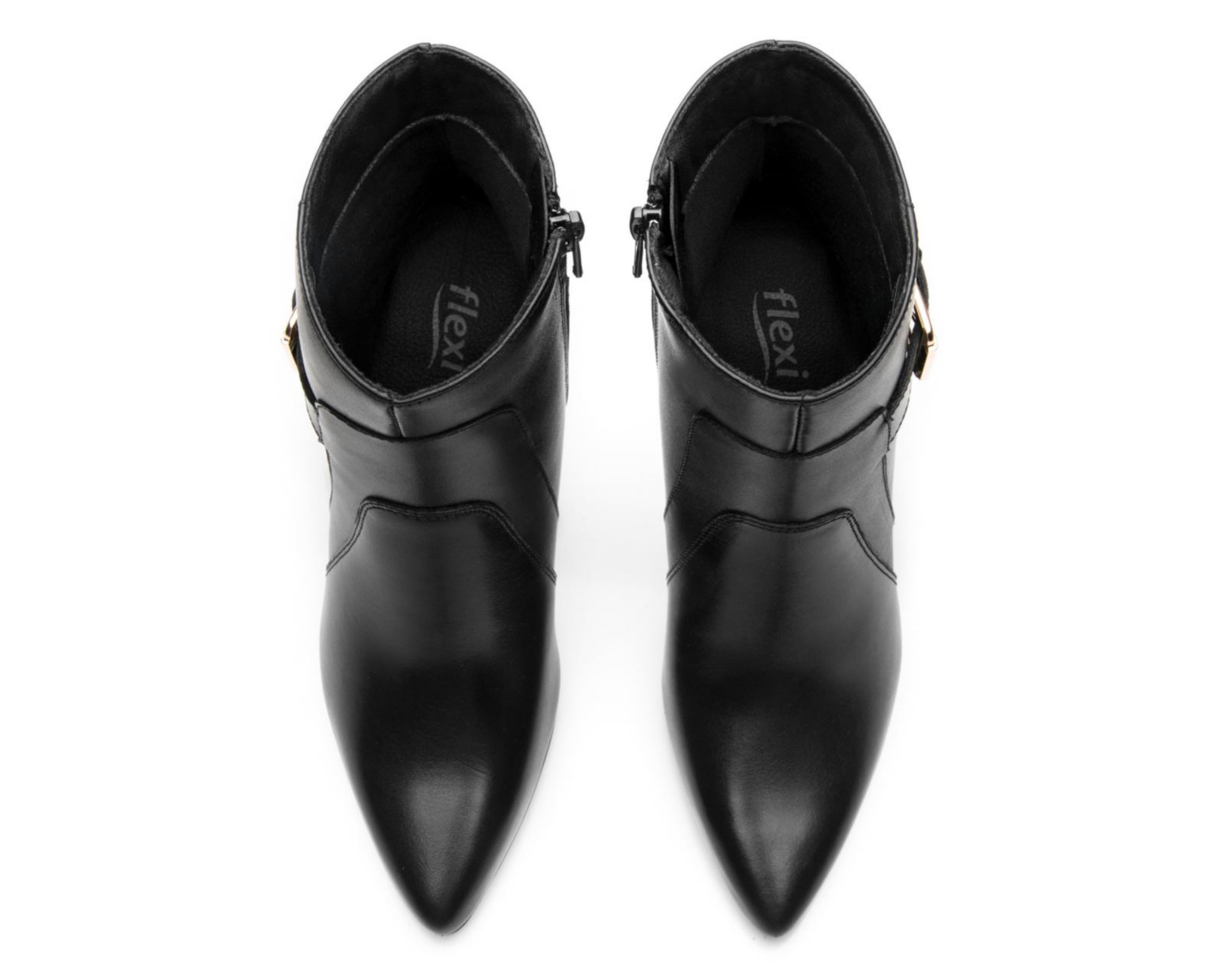 Foto 4 pulgar | Botas Casuales Flexi de Piel para Mujer