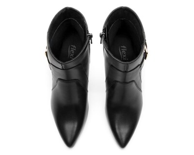 Foto 3 | Botas Casuales Flexi de Piel para Mujer