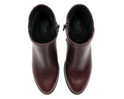 Foto 3 | Botas Casuales Flexi de Piel para Mujer
