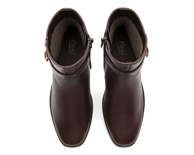 Foto 5 | Botas Confort Flexi Anansa de Piel para Mujer