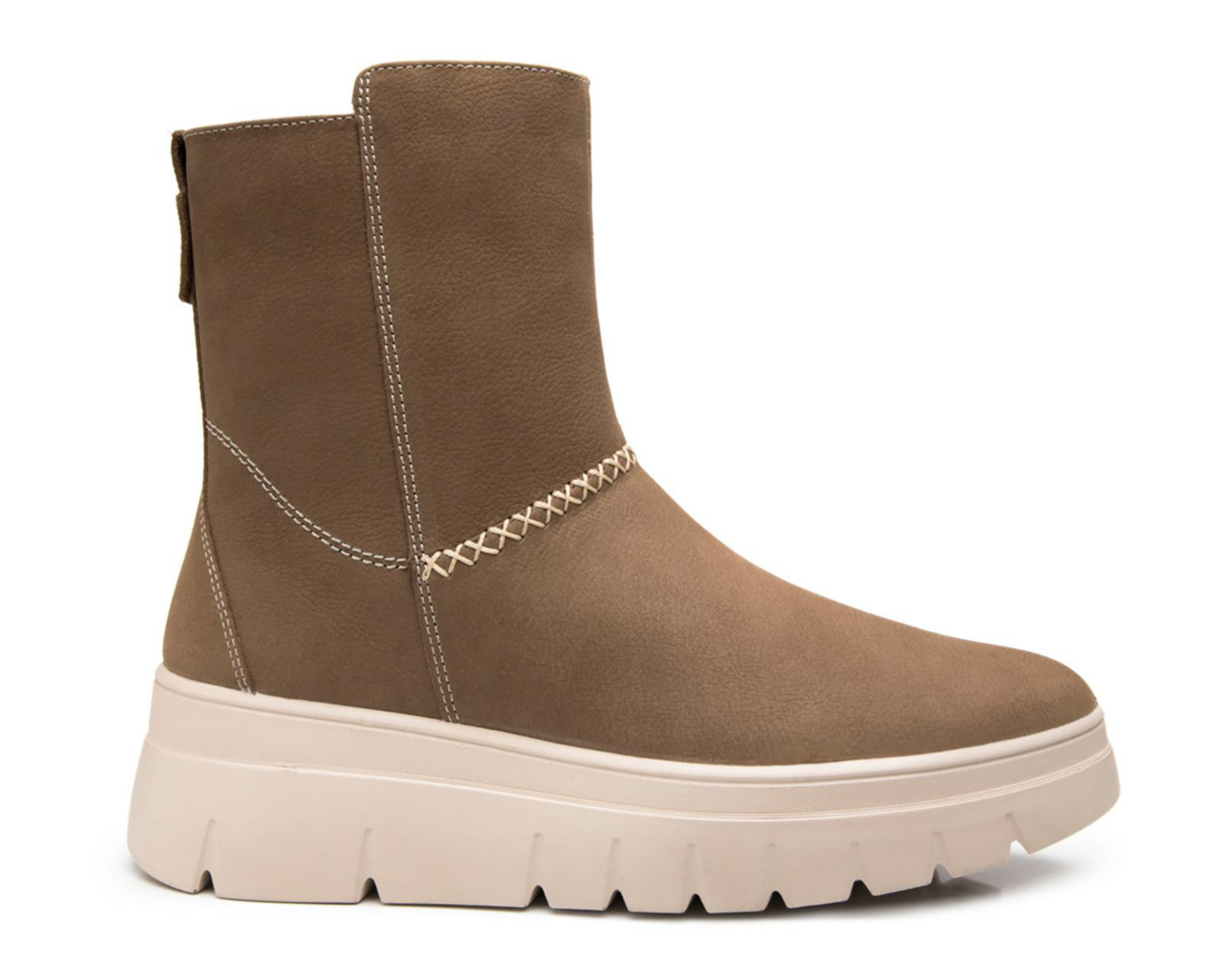 Foto 3 pulgar | Botas Casuales Flexi Dariela de Piel para Mujer