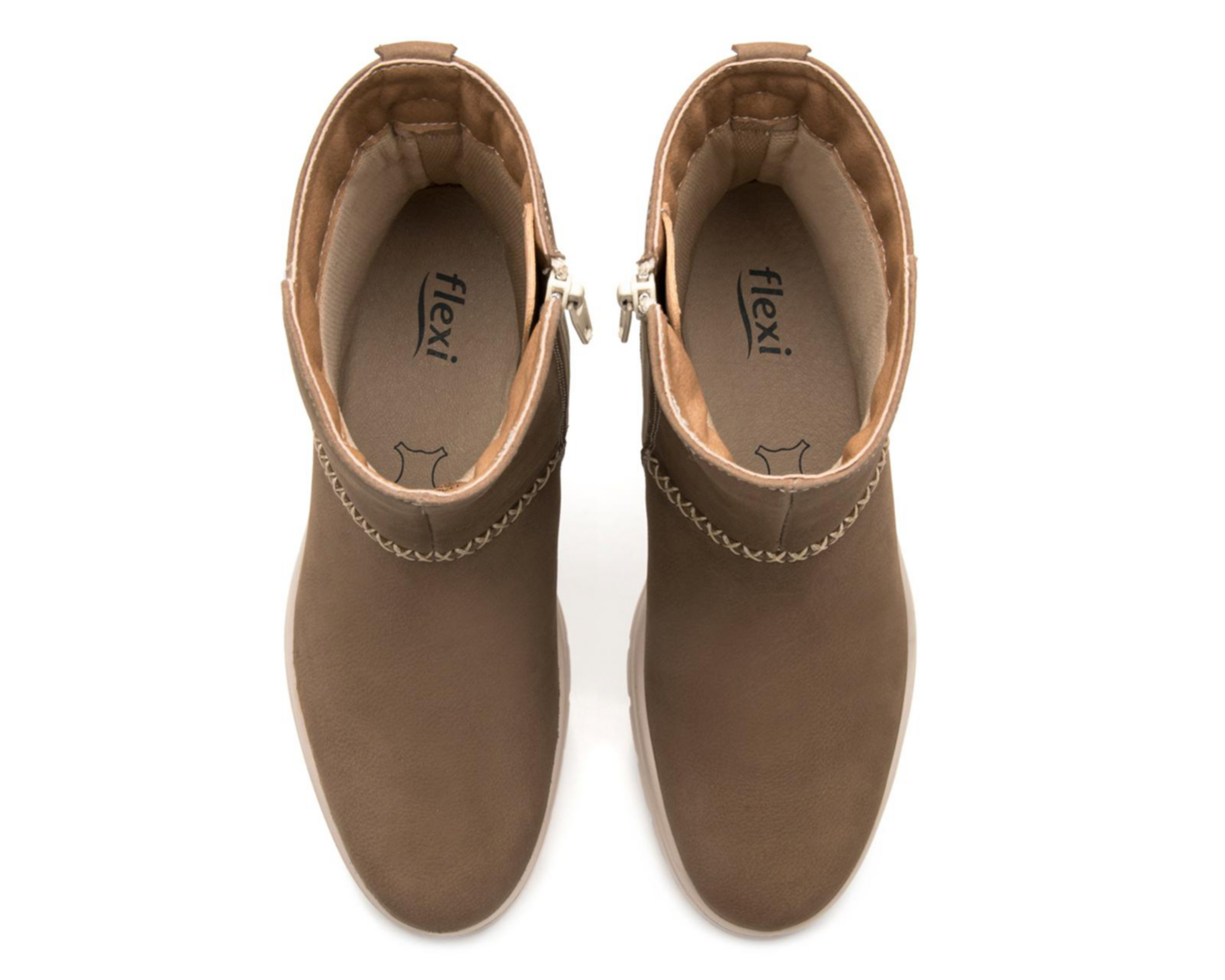 Foto 6 pulgar | Botas Casuales Flexi Dariela de Piel para Mujer