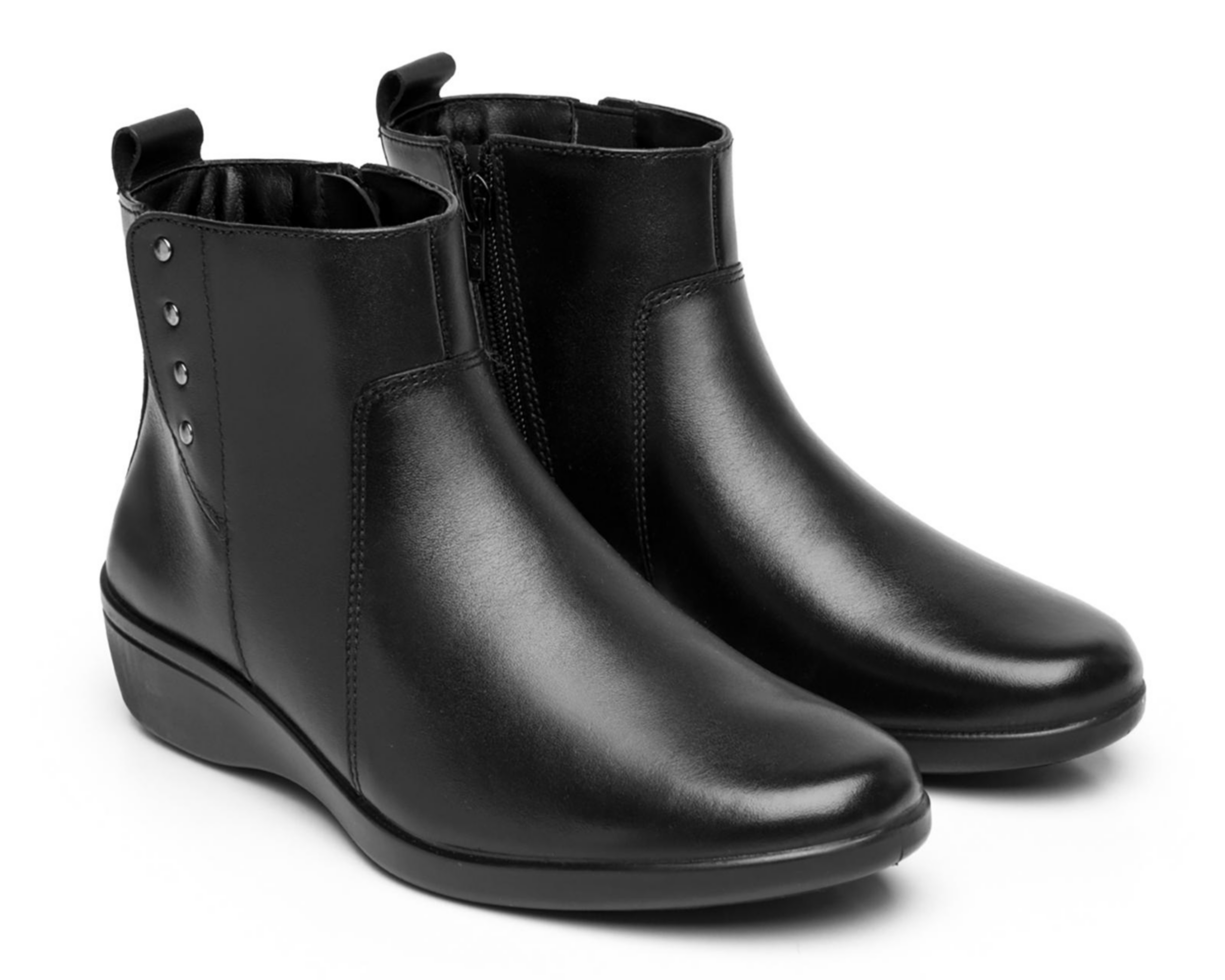 Botas Confort Flexi Karime de Piel para Mujer
