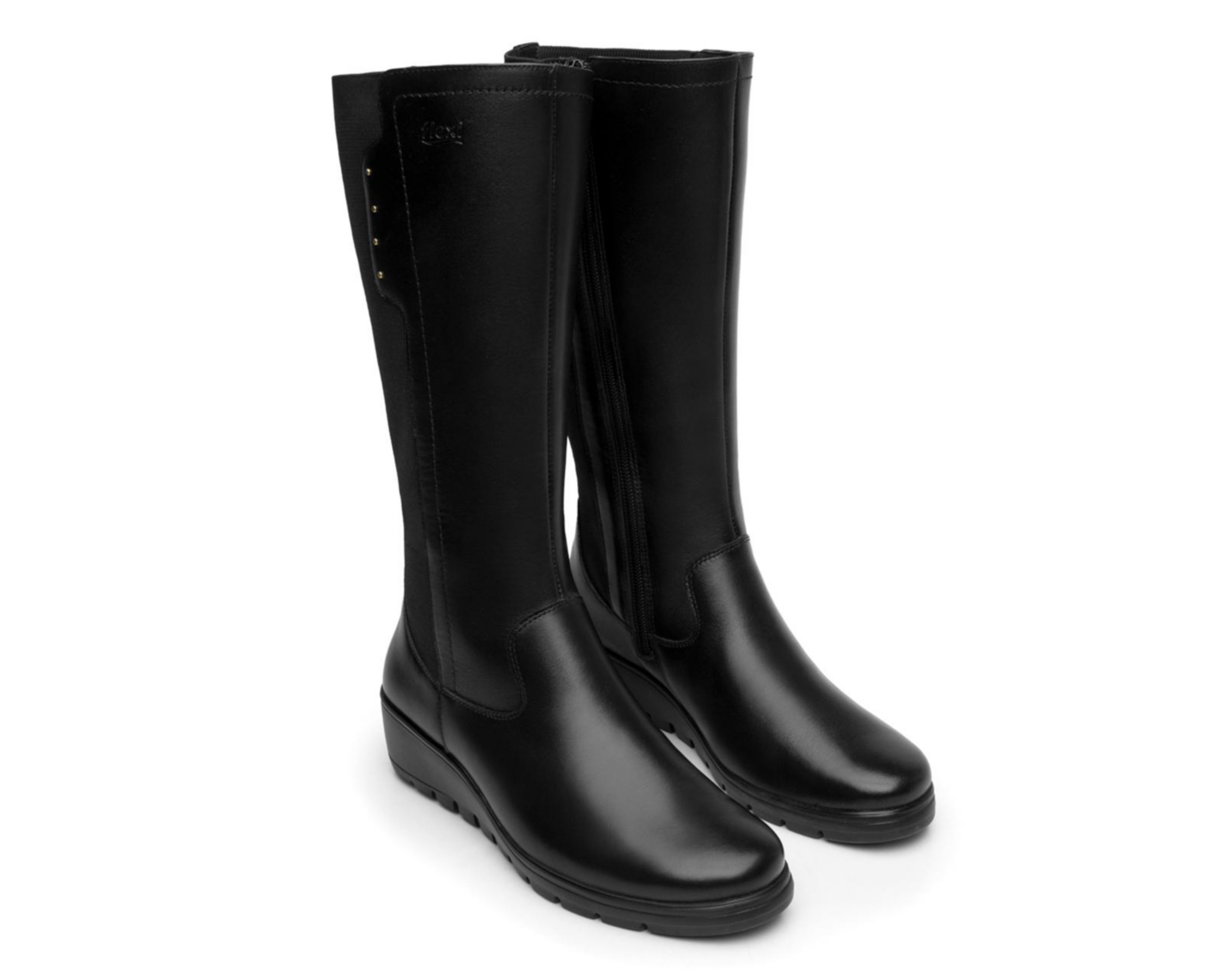 Foto 2 pulgar | Botas Casuales Flexi Cataleya de Piel para Mujer