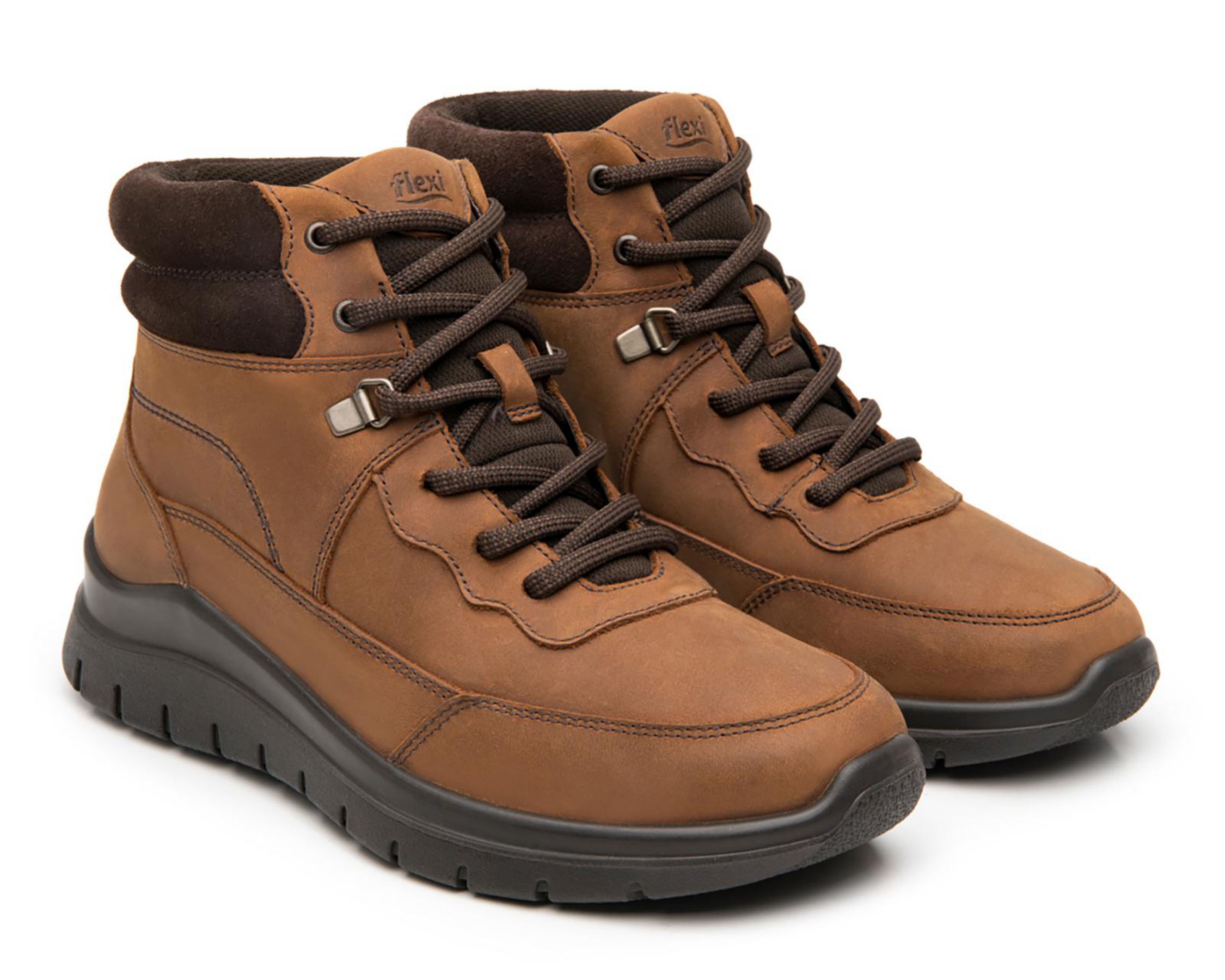 Foto 2 pulgar | Botas Casuales Flexi Azure de Piel para Hombre