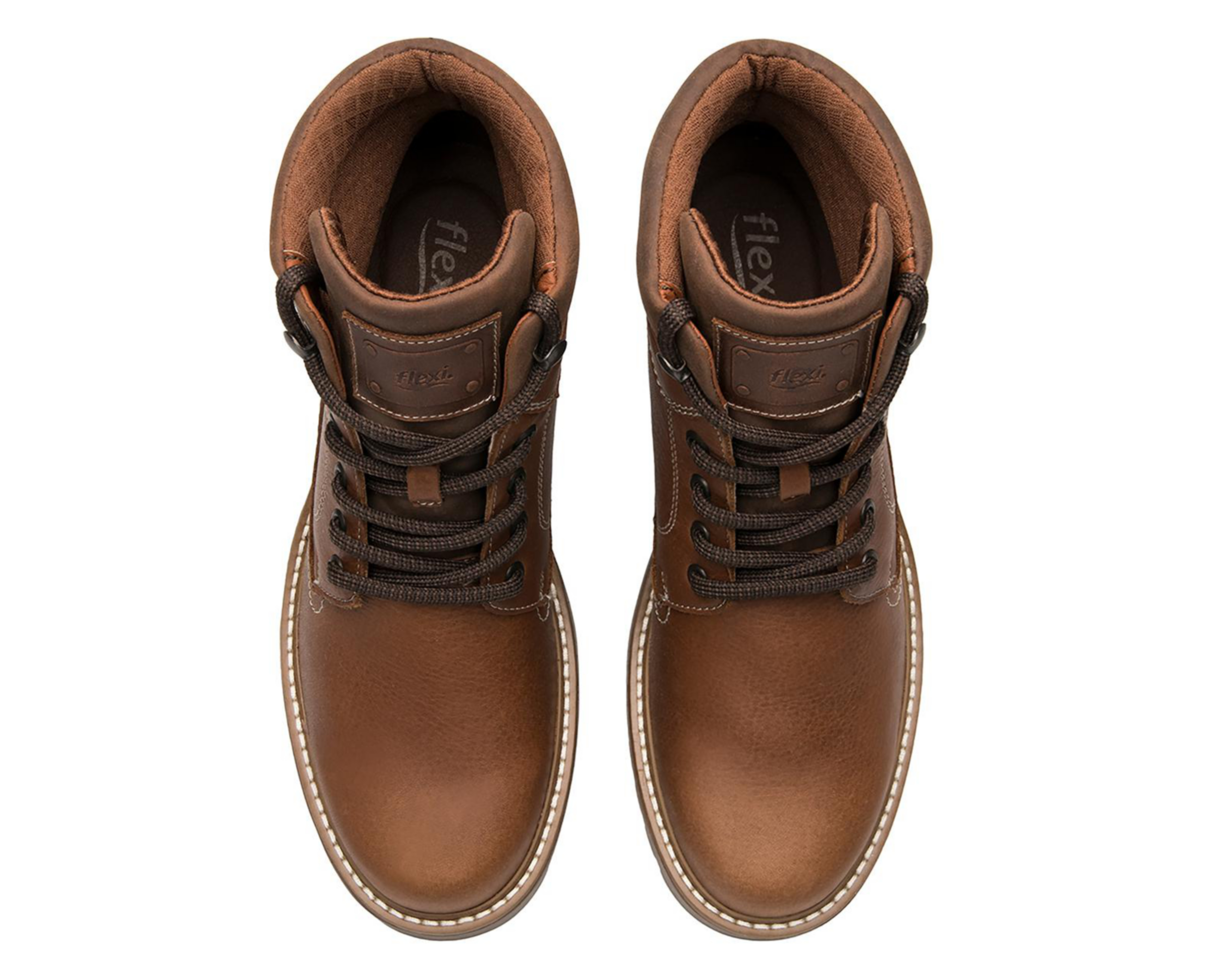 Foto 4 pulgar | Botas Urbanas Flexi Aldara de Piel para Mujer