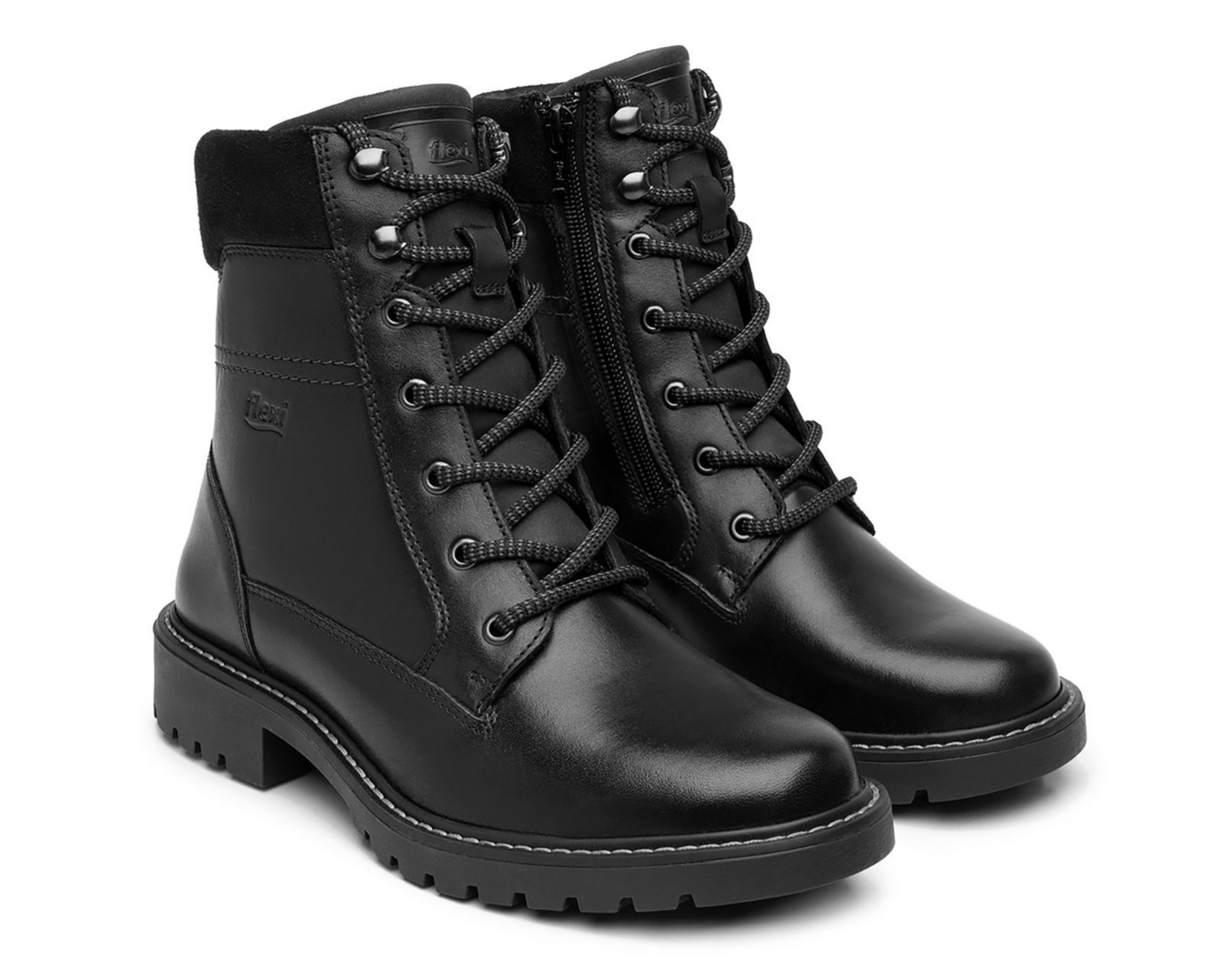 Foto 1 | Botas Urbanas Flexi Aldara de Piel para Mujer
