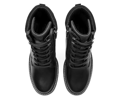 Foto 3 | Botas Urbanas Flexi Aldara de Piel para Mujer