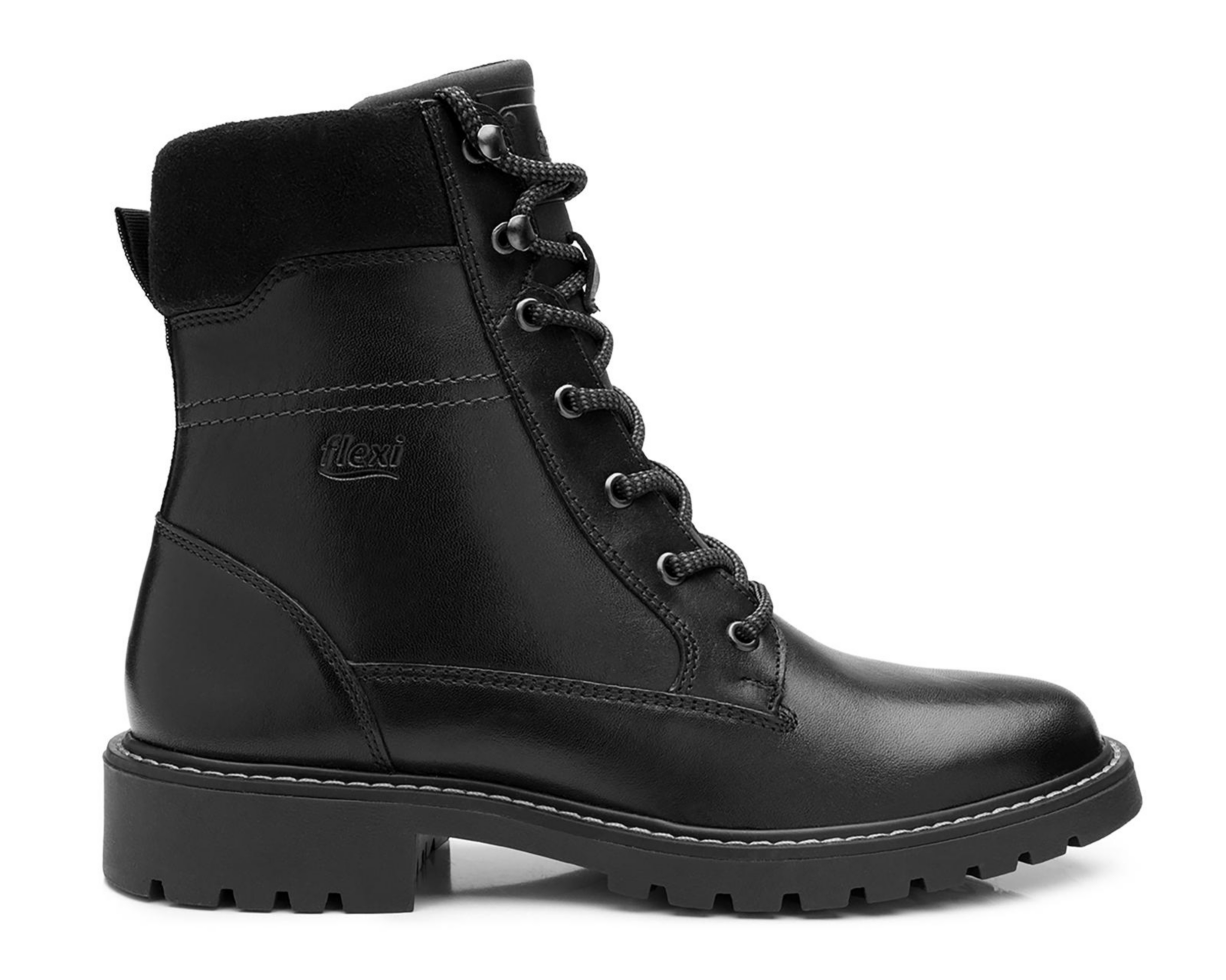 Foto 5 pulgar | Botas Urbanas Flexi Aldara de Piel para Mujer