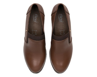 Foto 5 | Zapatillas Flexi Mercedes de Piel para Mujer