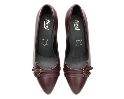 Foto 5 | Zapatillas Flexi Annette de Piel para Mujer