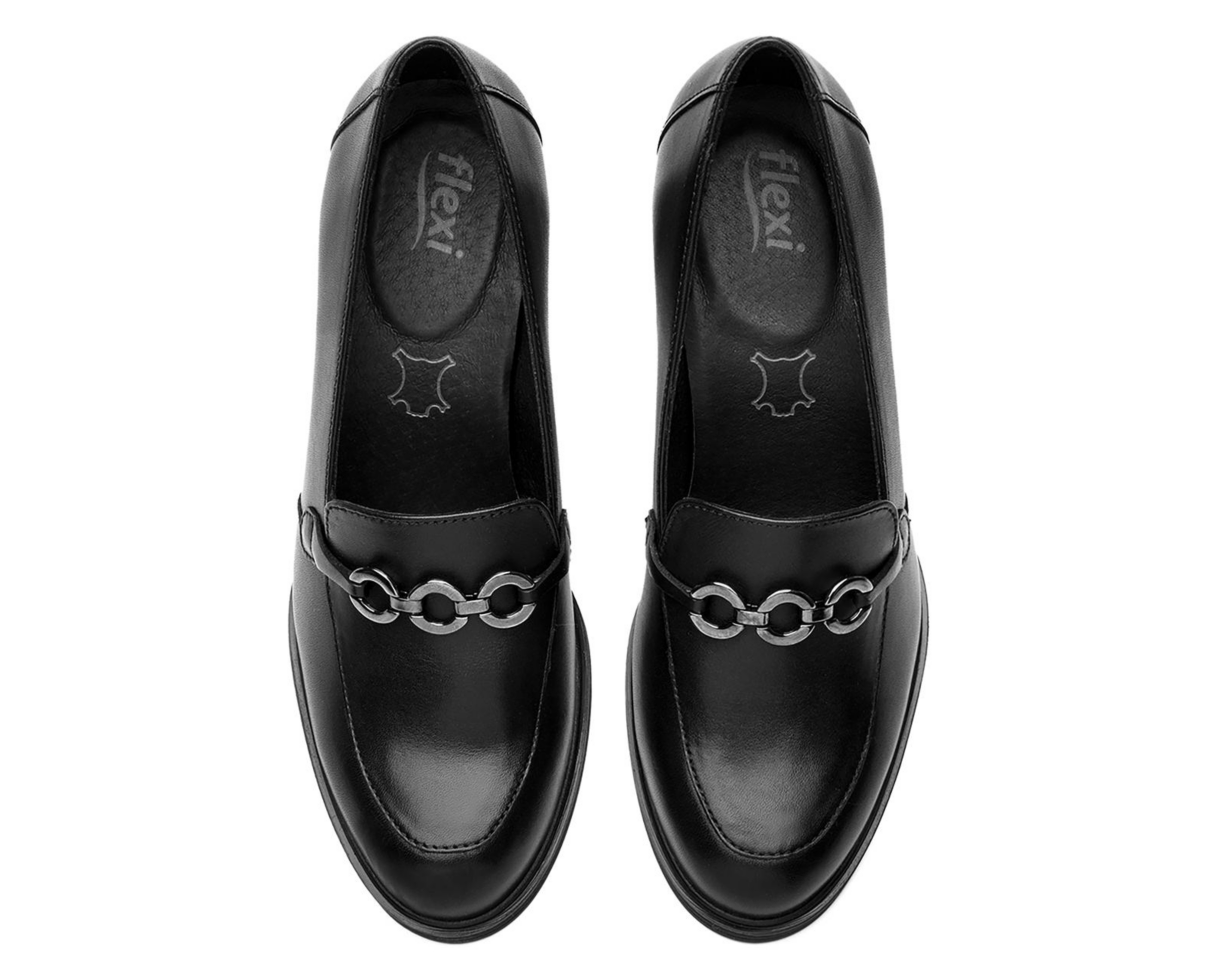 Foto 4 pulgar | Zapatillas Flexi de Piel para Mujer
