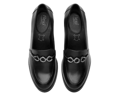 Foto 3 | Zapatillas Flexi de Piel para Mujer