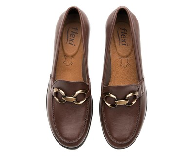 Foto 3 | Zapatos Confort Flexi Cataleya de Piel para Mujer