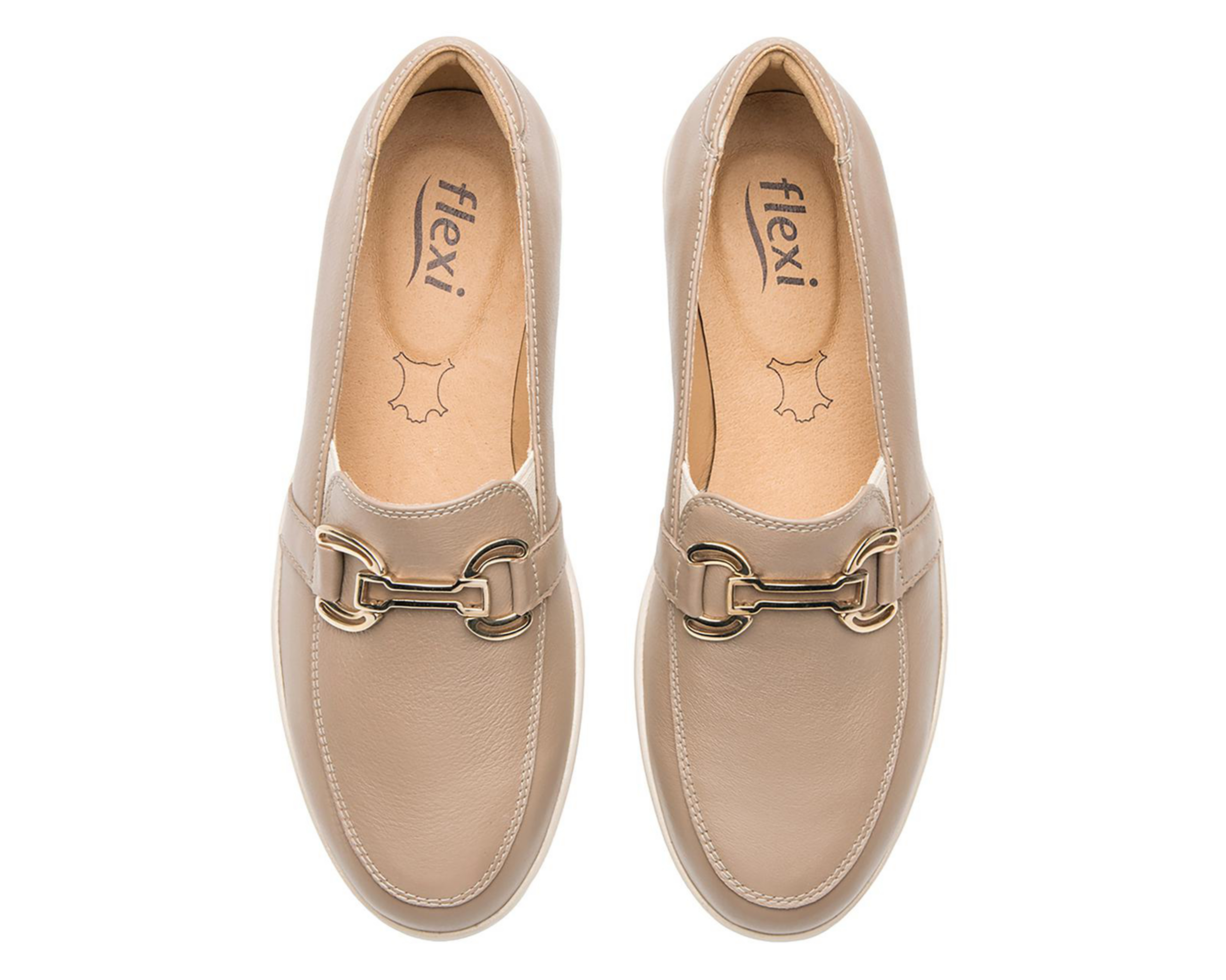 Foto 4 pulgar | Zapatos Casuales Flexi Charis de Piel para Mujer