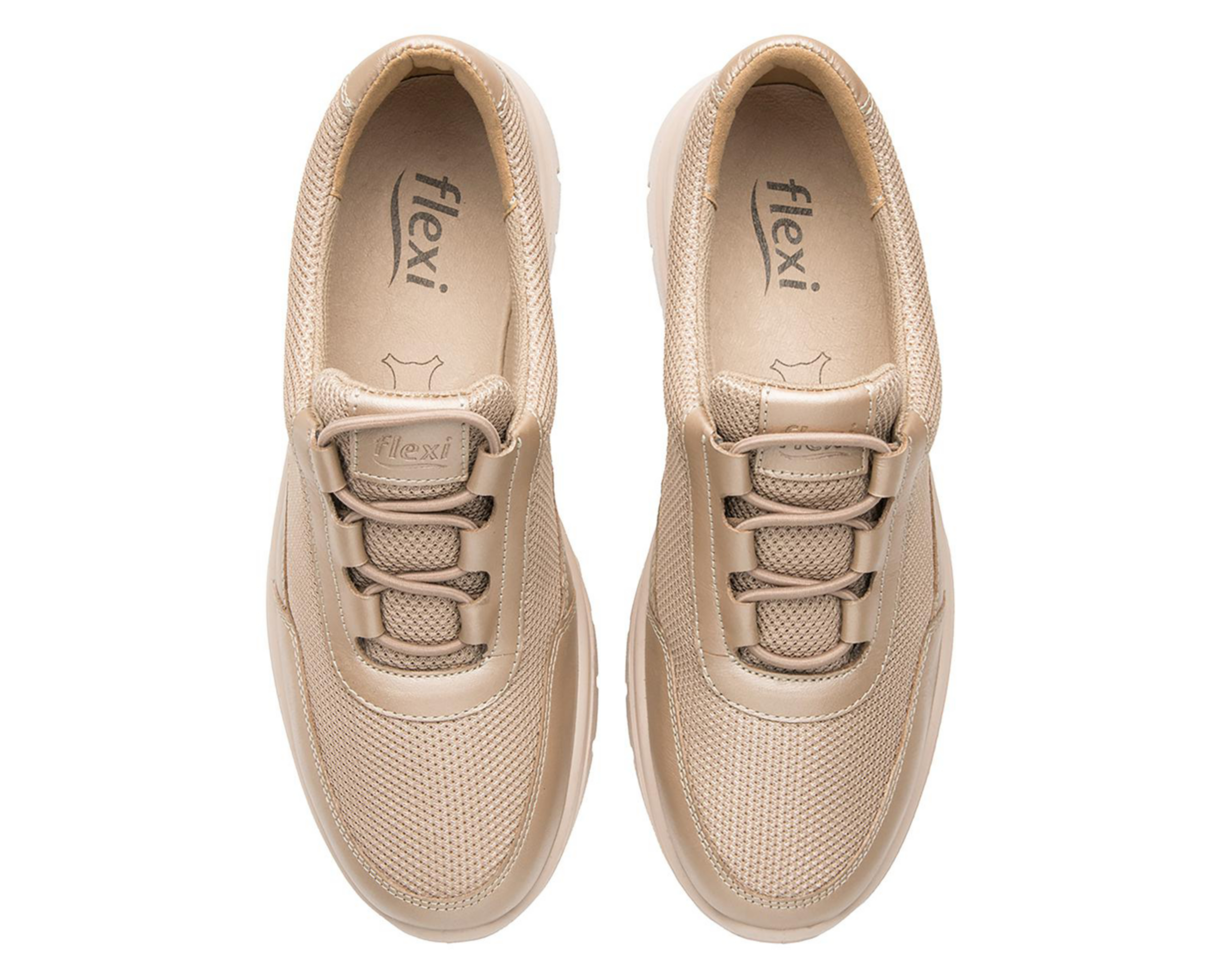 Foto 5 | Tenis Casuales Flexi Azure de Piel para Mujer