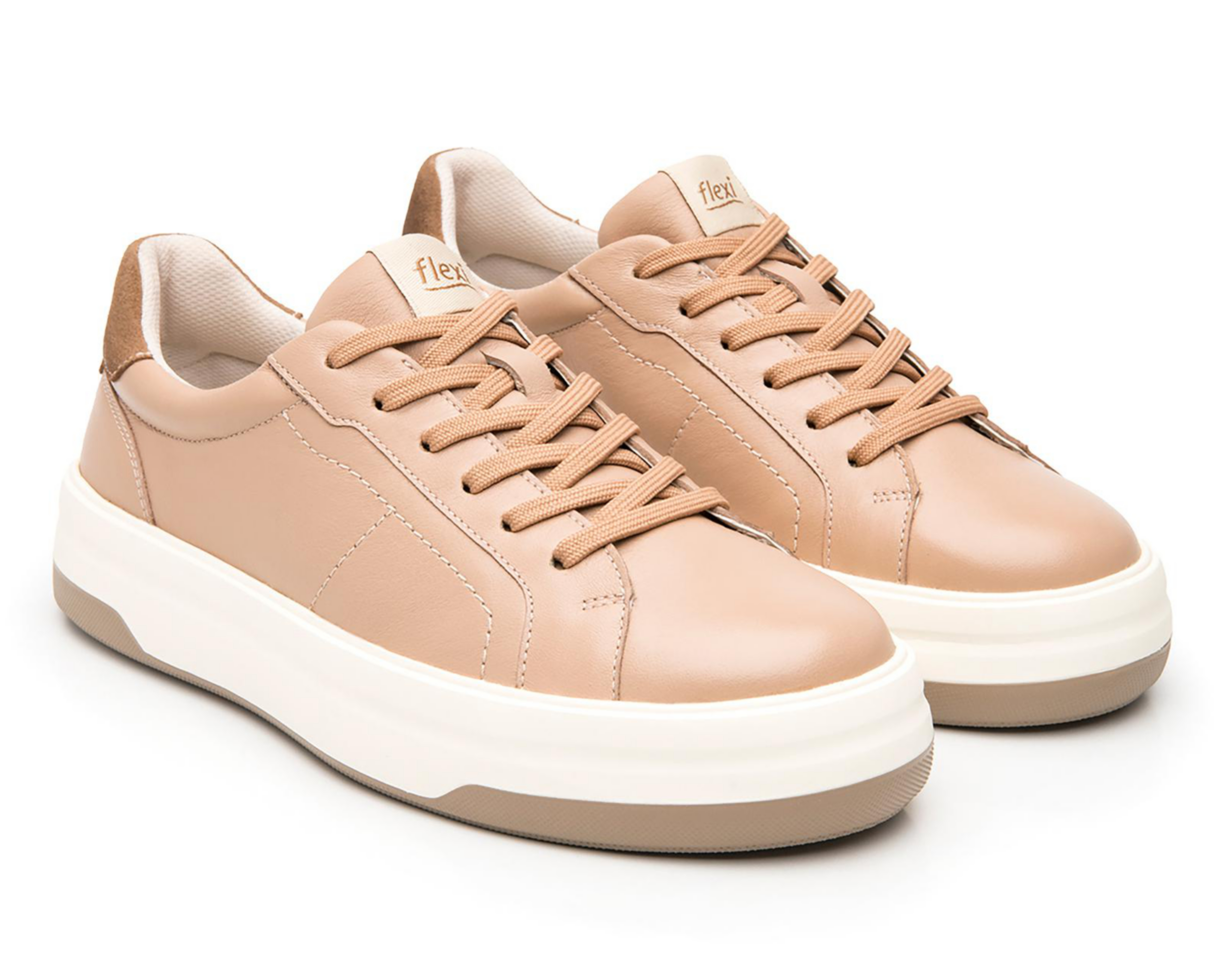 Foto 1 | Tenis Casuales Flexi Maite de Piel para Mujer