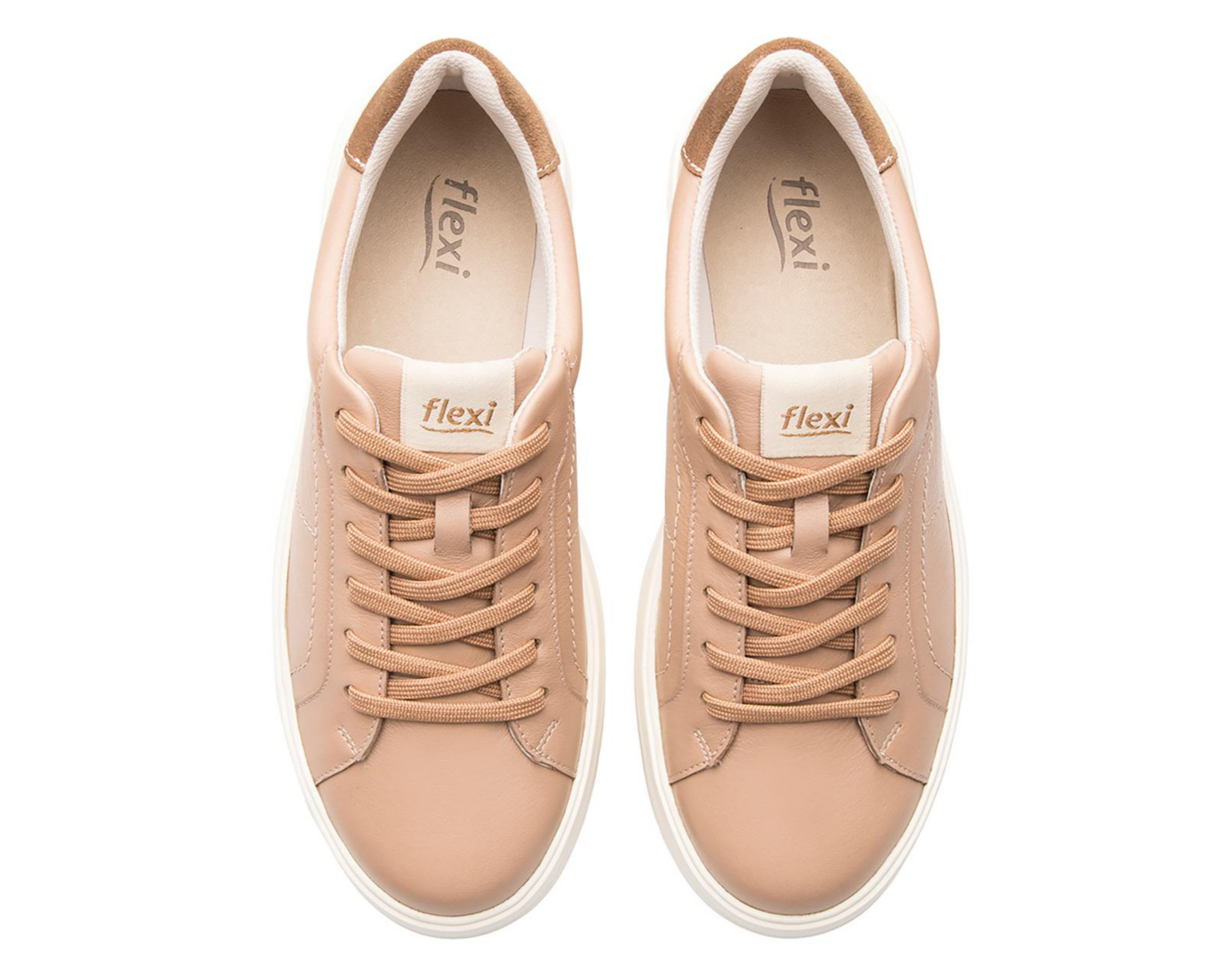Foto 6 pulgar | Tenis Casuales Flexi Maite de Piel para Mujer