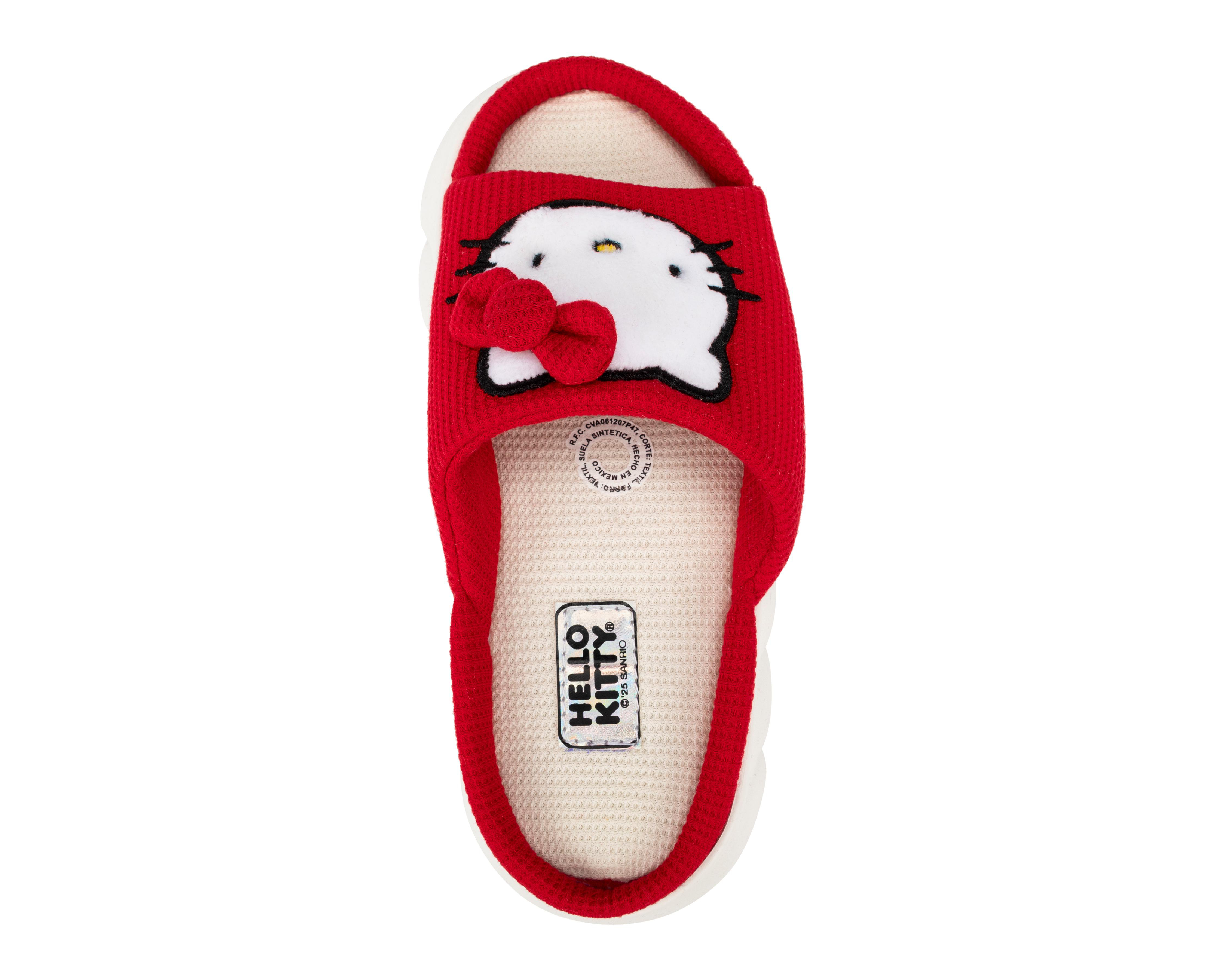 Foto 5 | Pantuflas para Mujer Hello Kitty