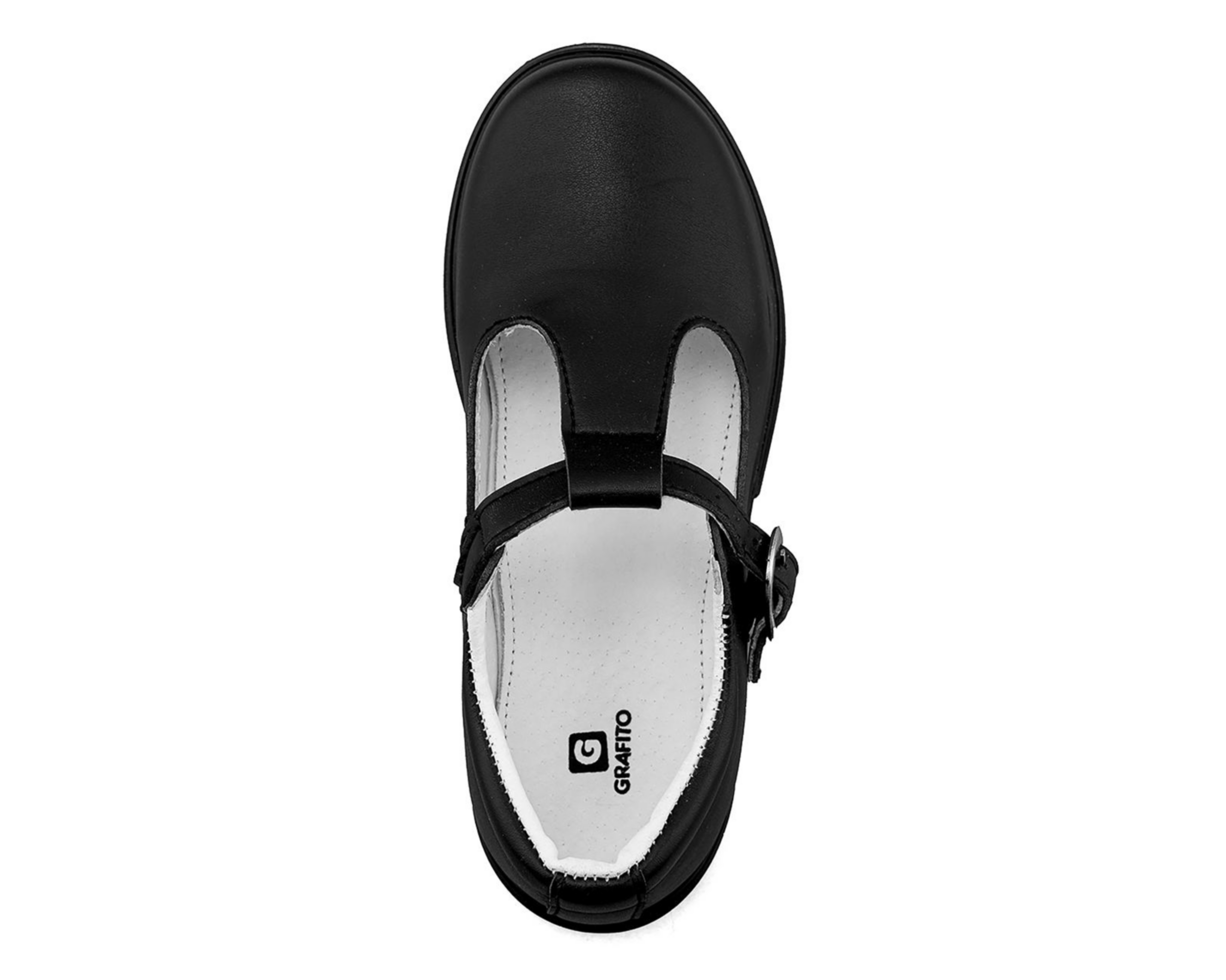 Foto 4 pulgar | Zapatos Escolares Grafito para Niña