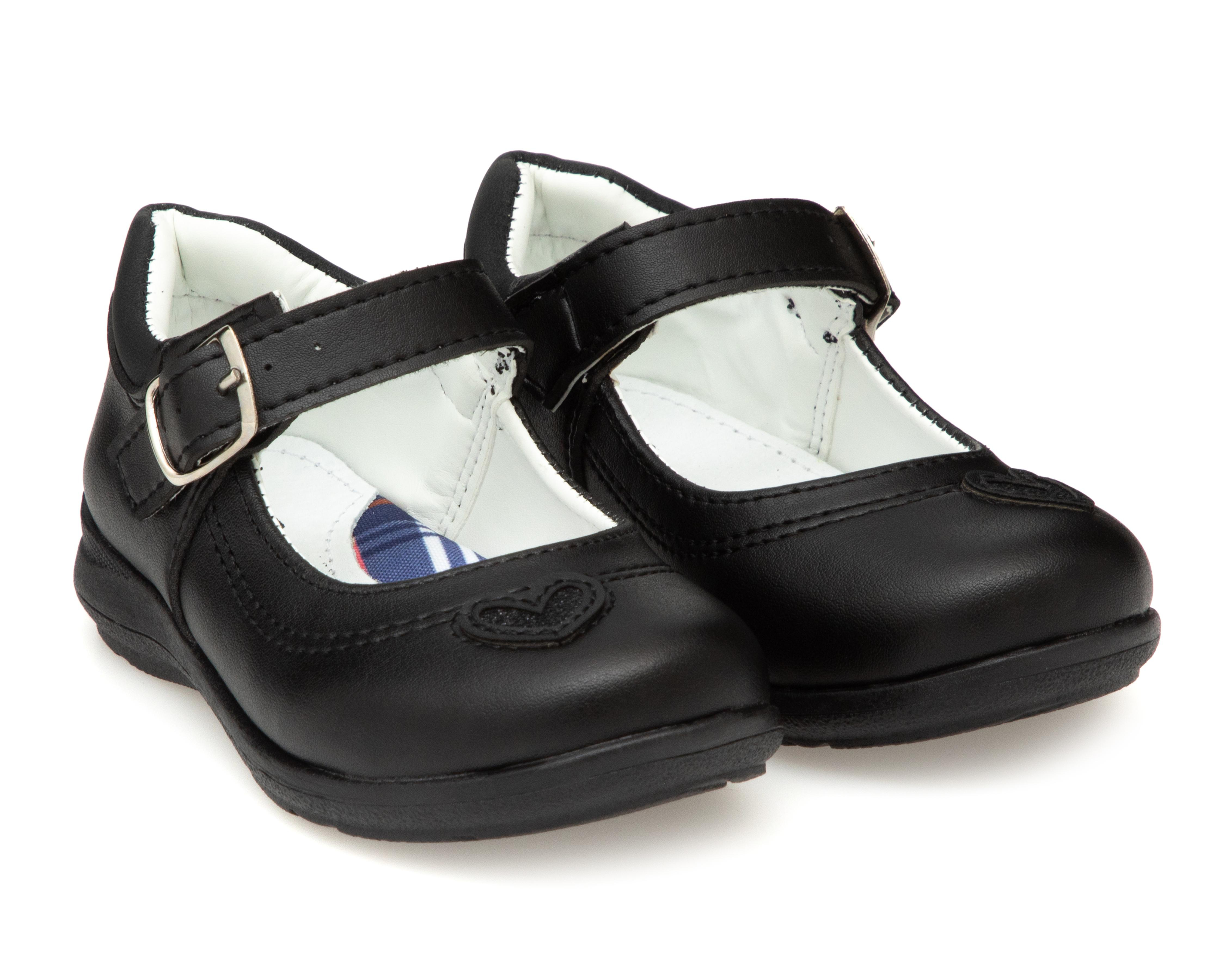 Zapatos Escolares Grafito para Niña