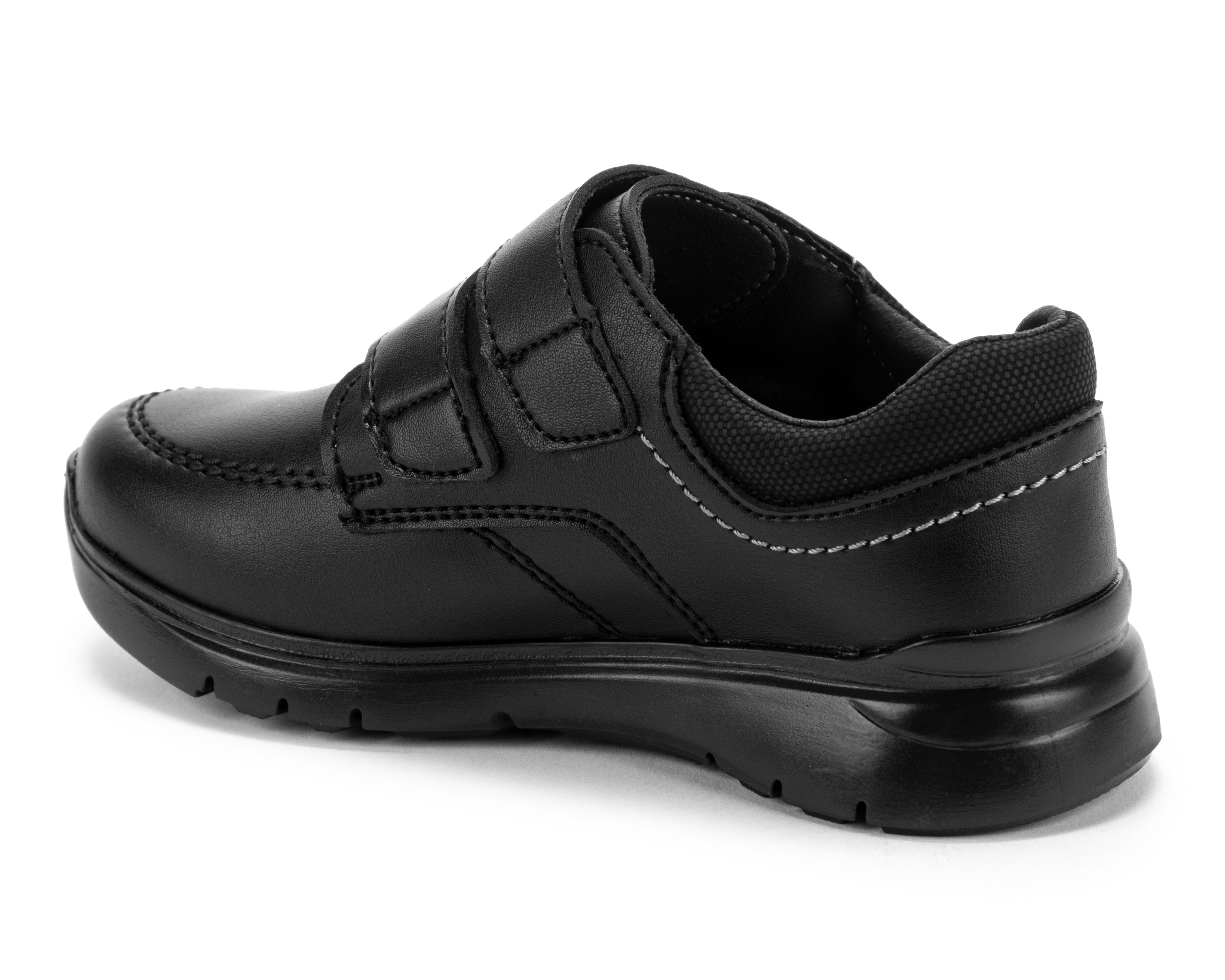 Foto 4 pulgar | Zapatos Escolares Grafito de Piel para Niño
