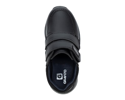 Foto 5 | Zapatos Escolares Grafito de Piel para Niño