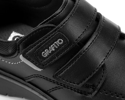 Foto 6 | Zapatos Escolares Grafito de Piel para Niño